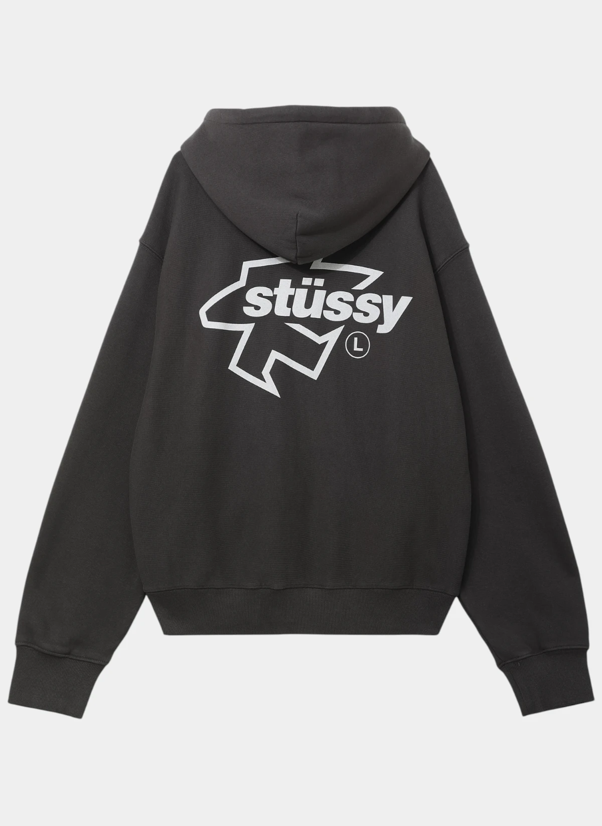 Худи на молнии Surf Size Gar. Dyed Zip Hood Faded Black