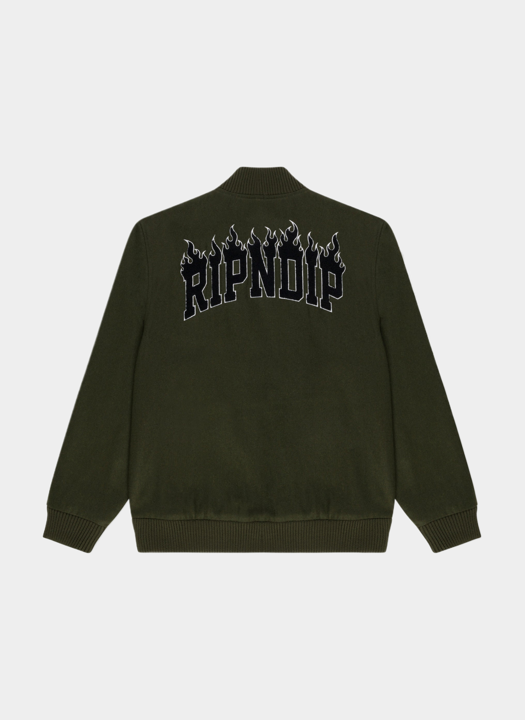 Куртка ‘Fire Spirit Varsity Jacket’ Forest Green Куртка ‘Fire Spirit Varsity Jacket’ Forest Green