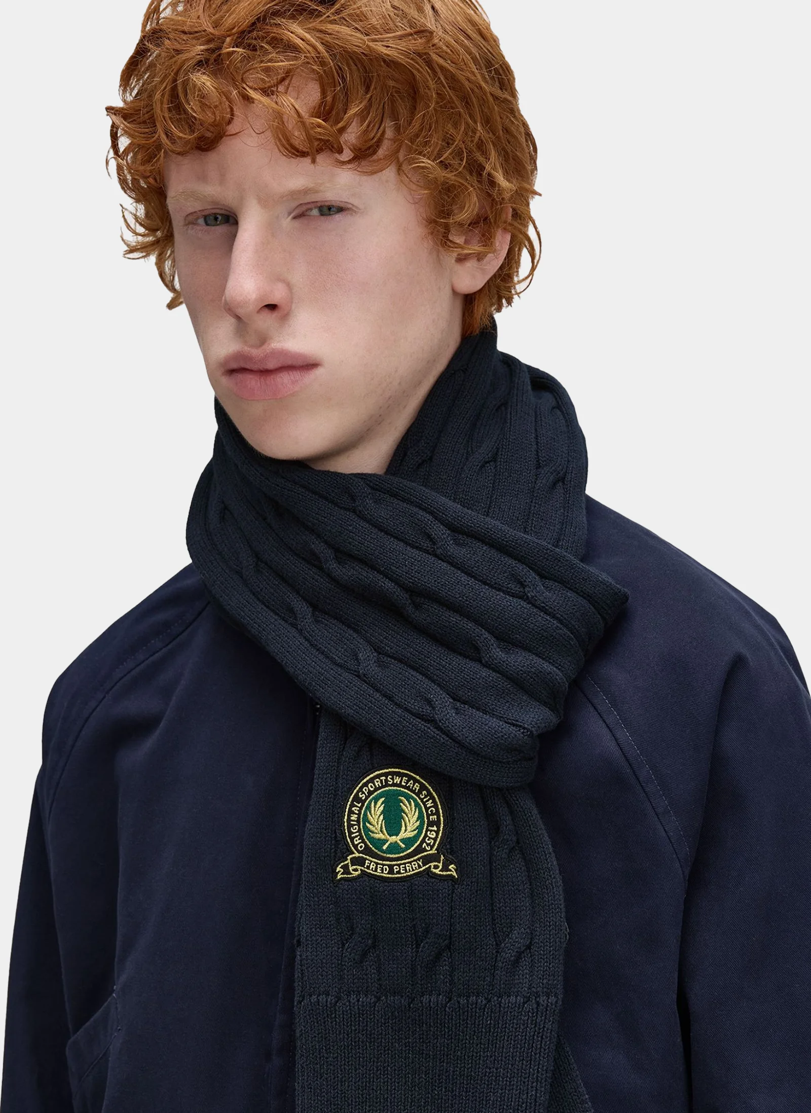 Шарф Tennis Badge Cable Scarf 608