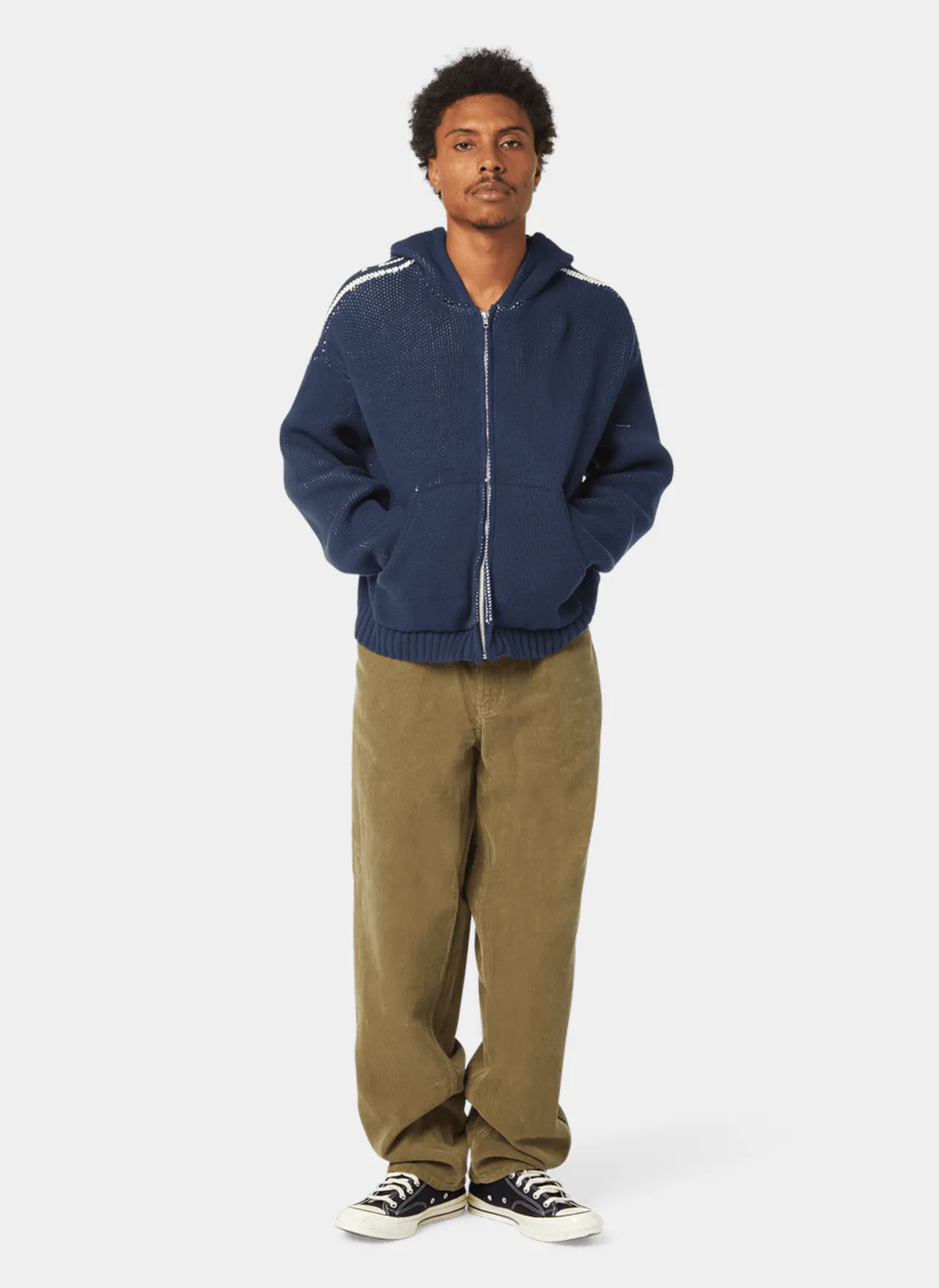 Худи На Молнии Token Zip Hooded Sweater Navy