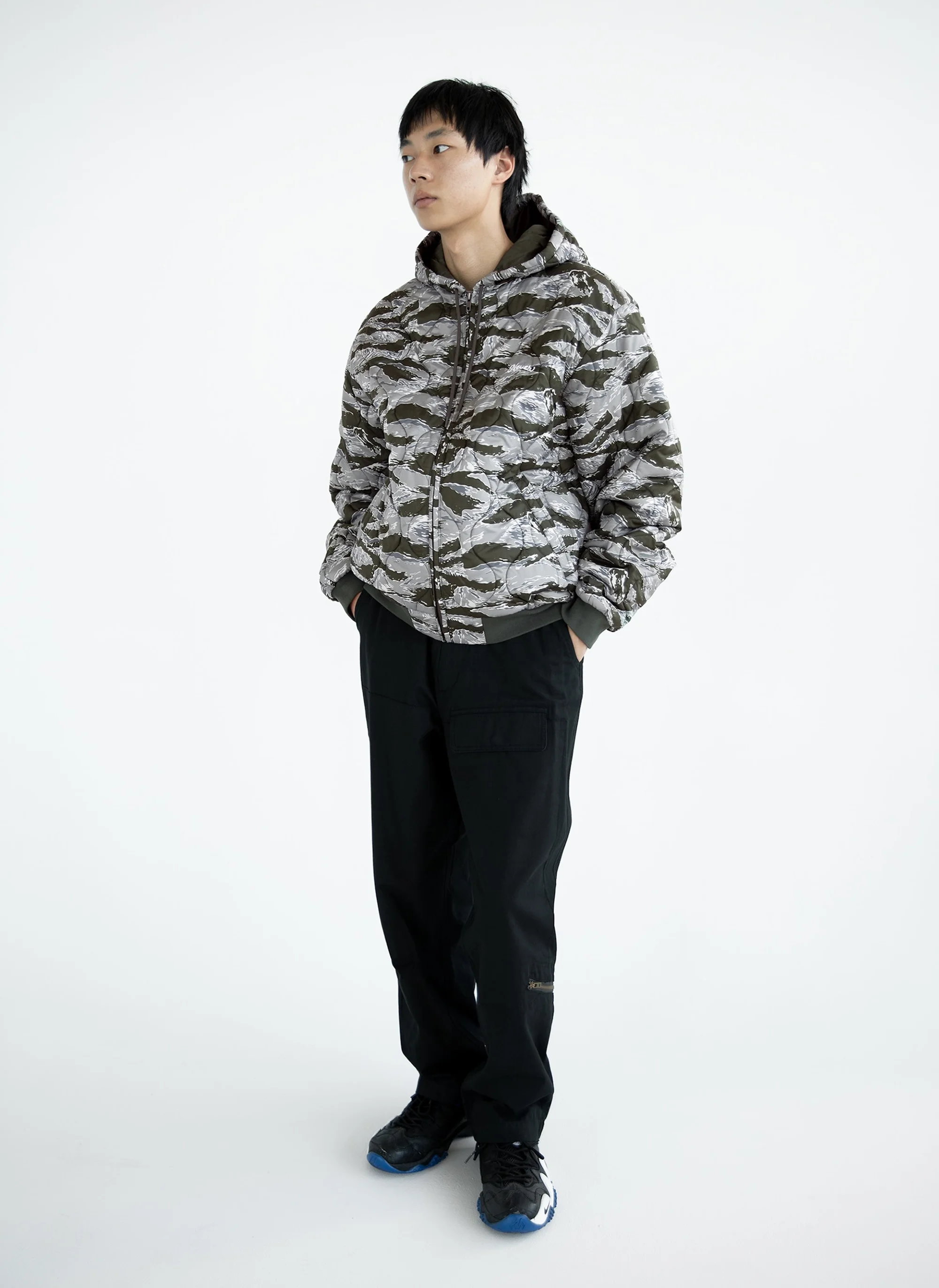 Куртка утепленная с капюшоном TNT Quilted Hooded Jacket Olive