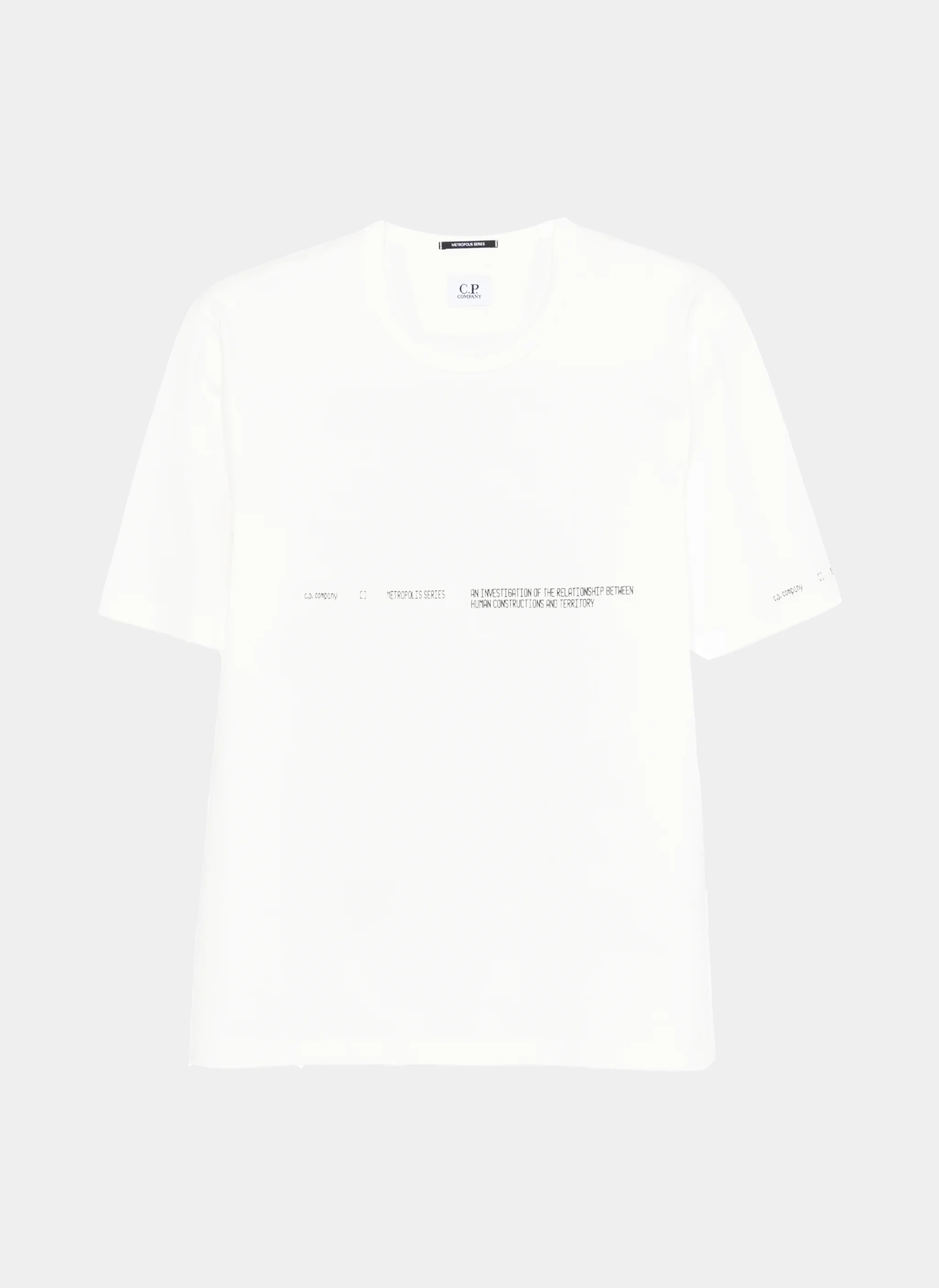Футболка Metropolis Series Mercerized Jersey Short Sleeve T-Shirt Gauze  White