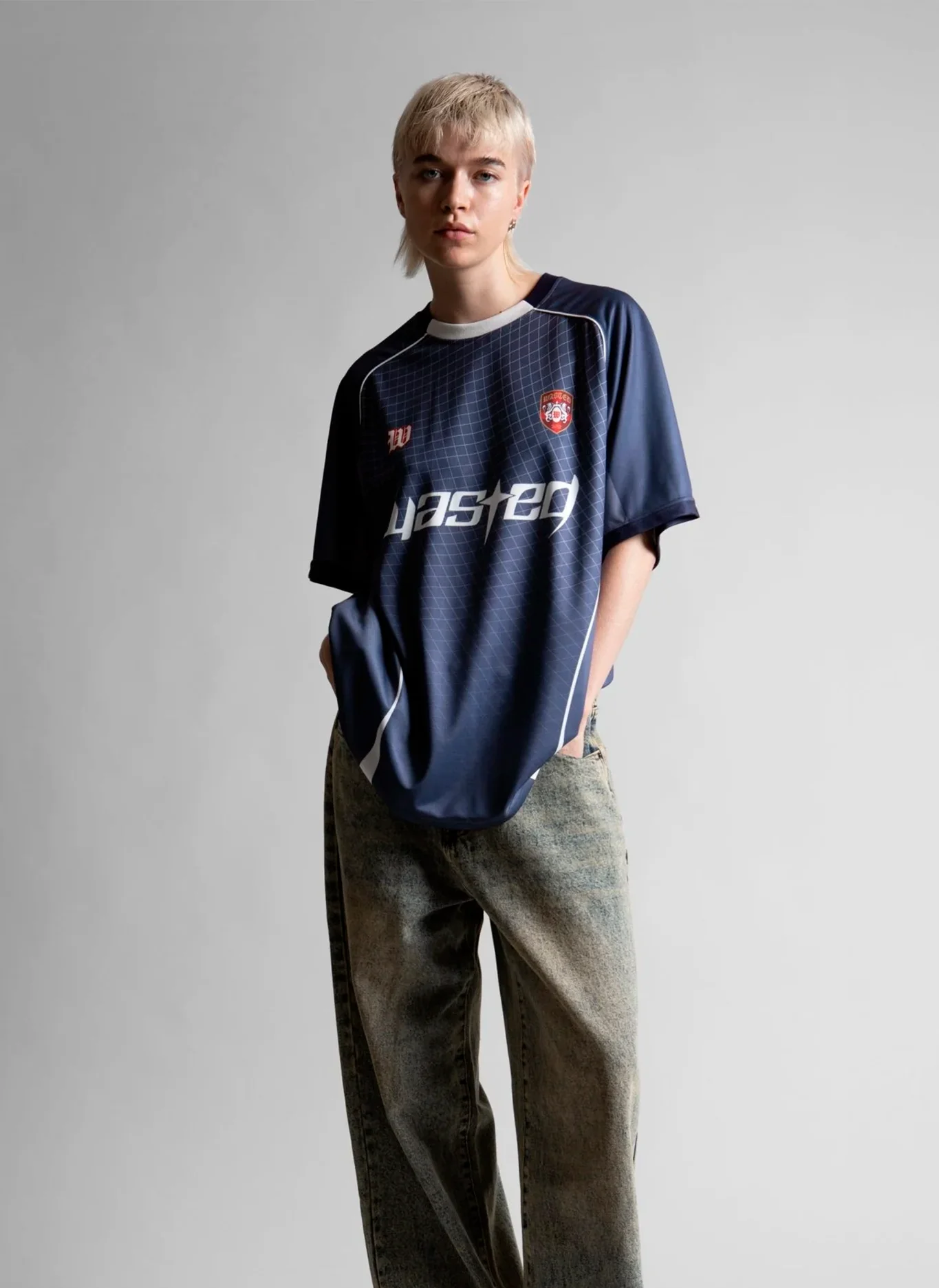 Футболка-джерси Spine Football Jersey Ash Blue