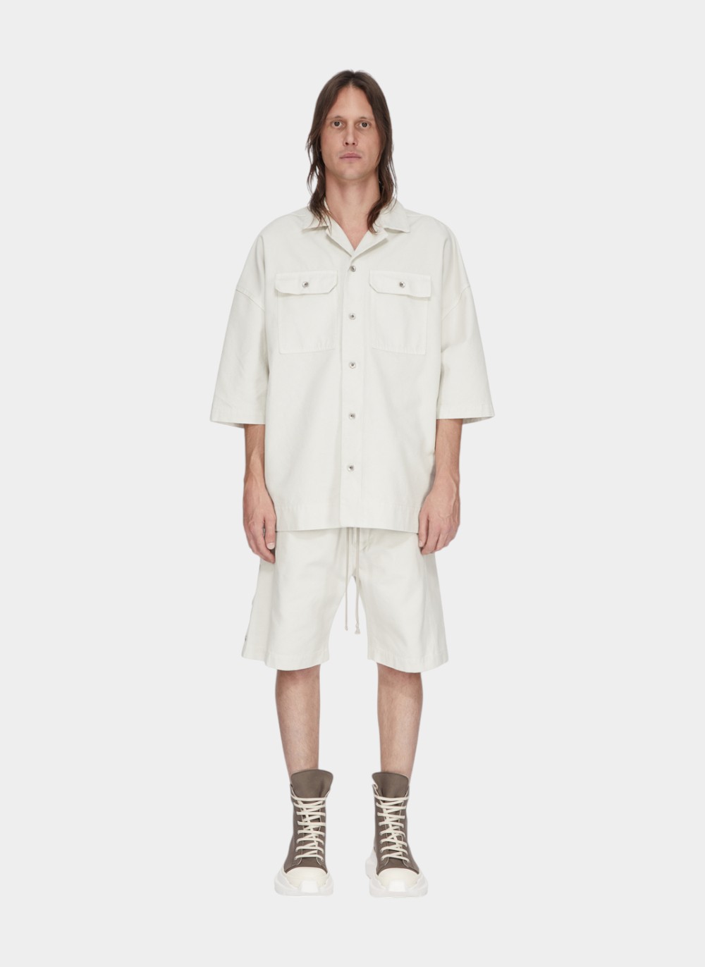 Шорты Wide Pusher Shorts Milk Wash