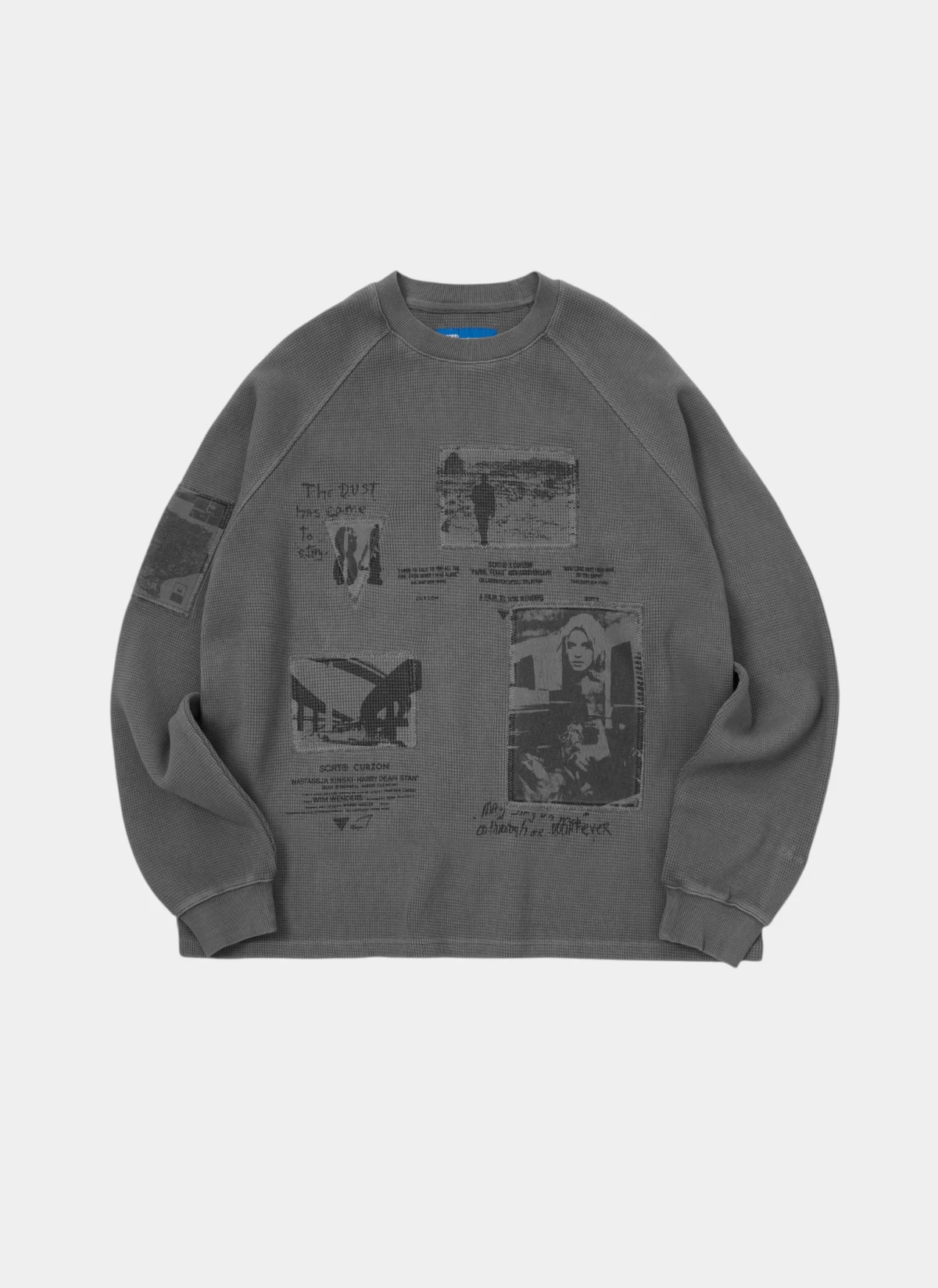 Свитшот Terlingua Waffle Sweatshirt Charcoal