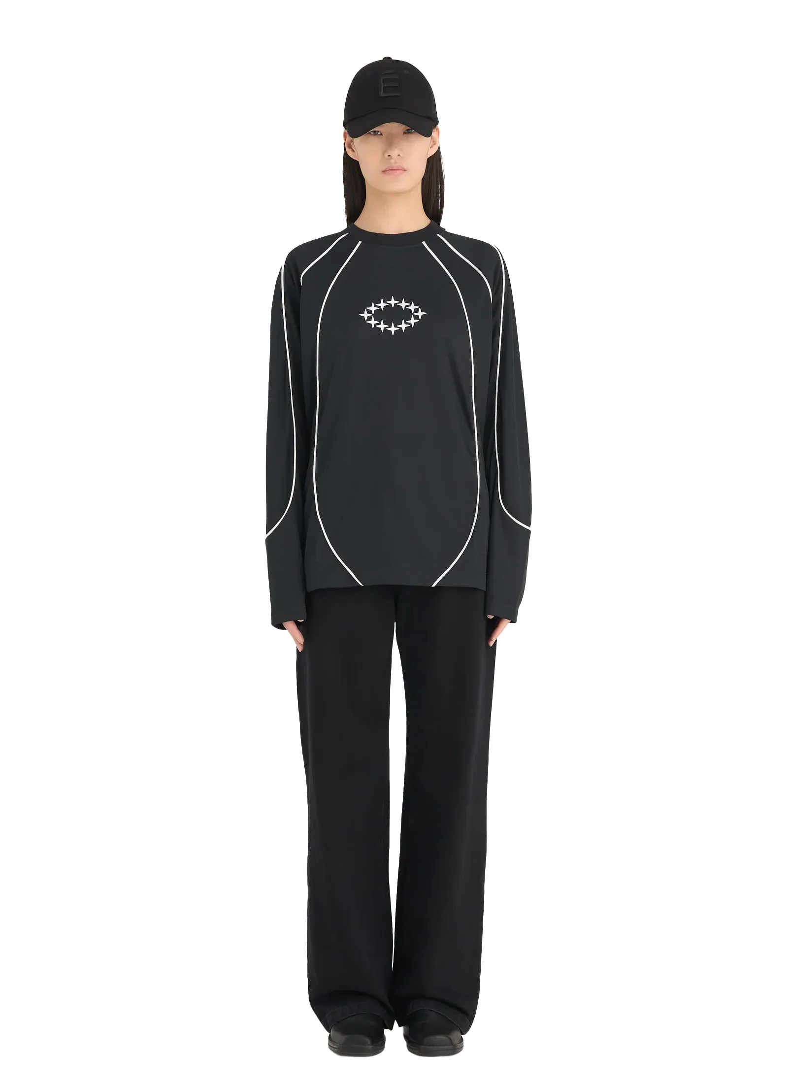 Лонгслив Soccer Long Sleeves T-Shirt Pique Black