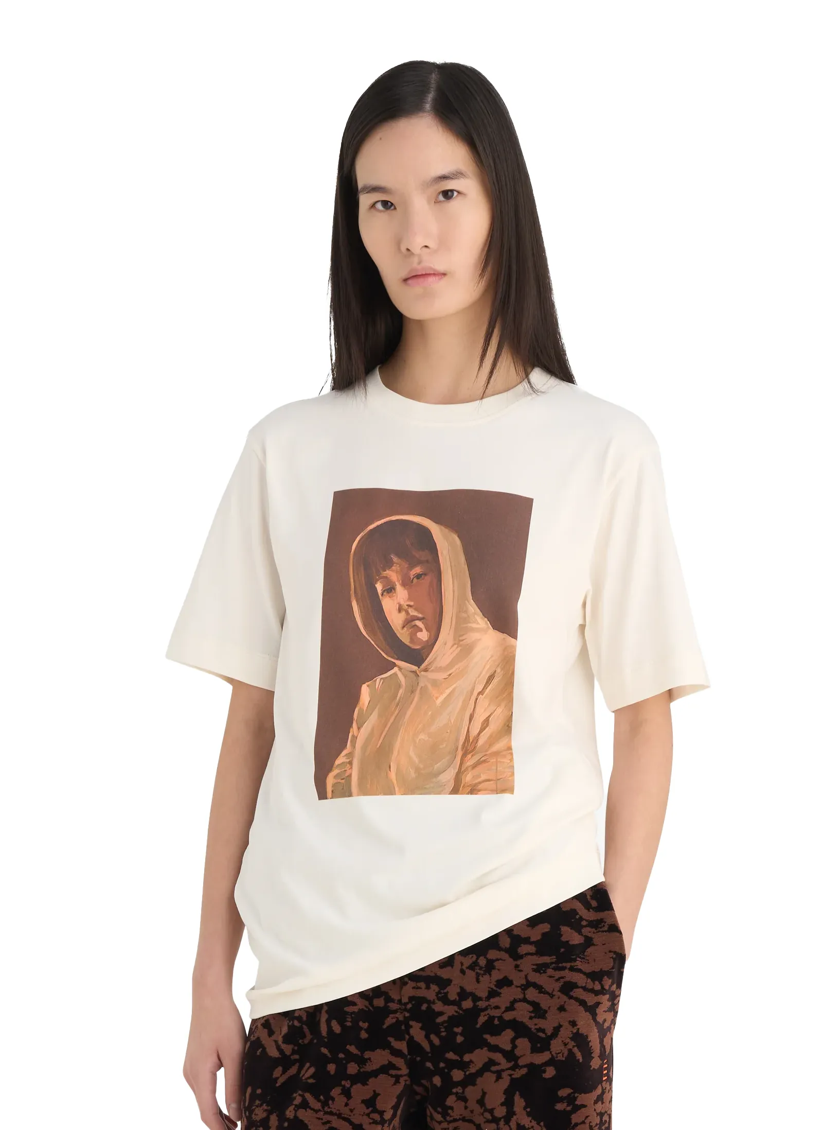 Футболка Regular T-Shirt Claire Tabouret Ivory