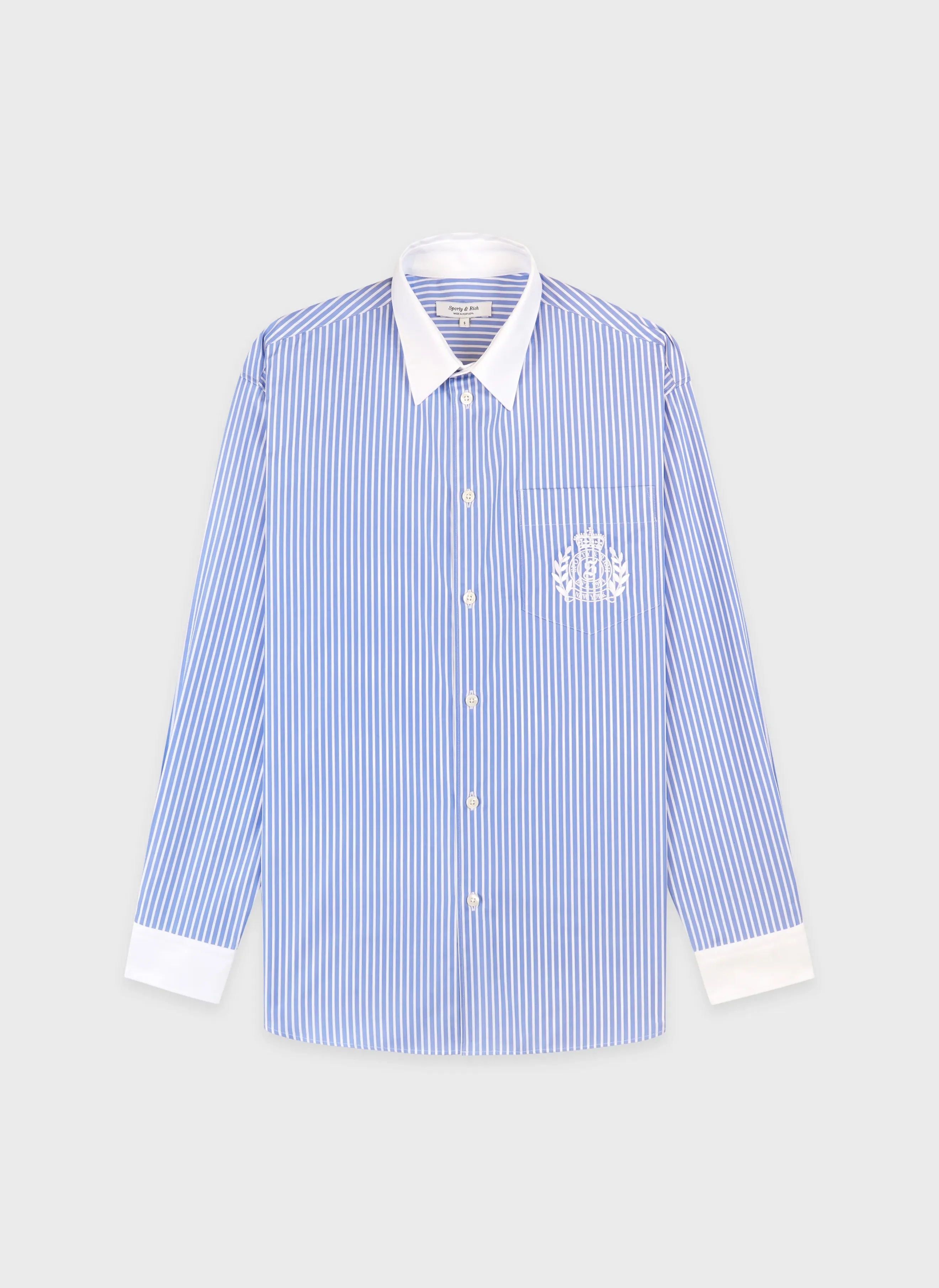 Рубашка NY Crest Oversized Shirt Navy Stripe
