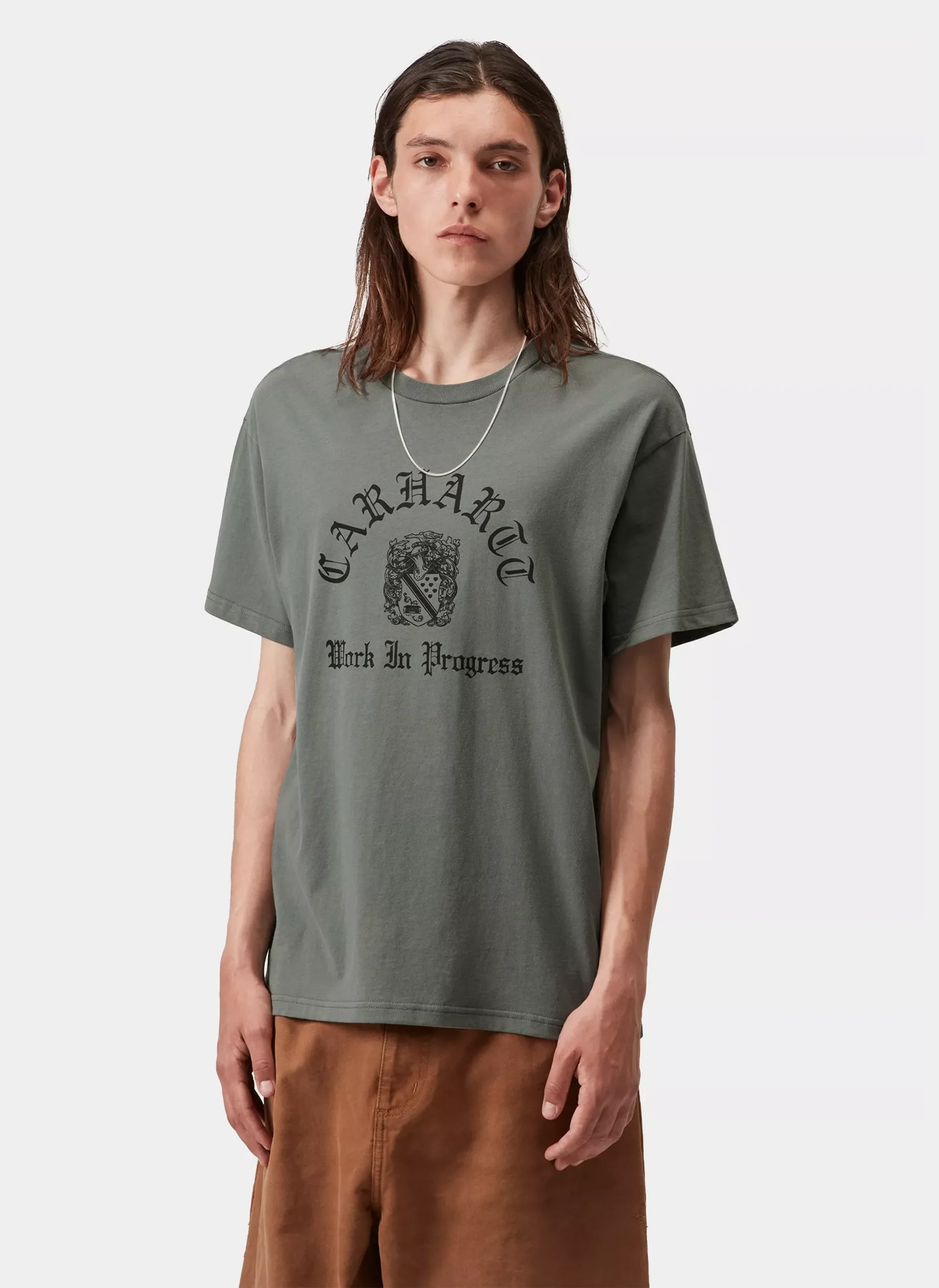 Футболка S/S Coat Of Arms T-Shirt Velvet Green (Garment Dyed)