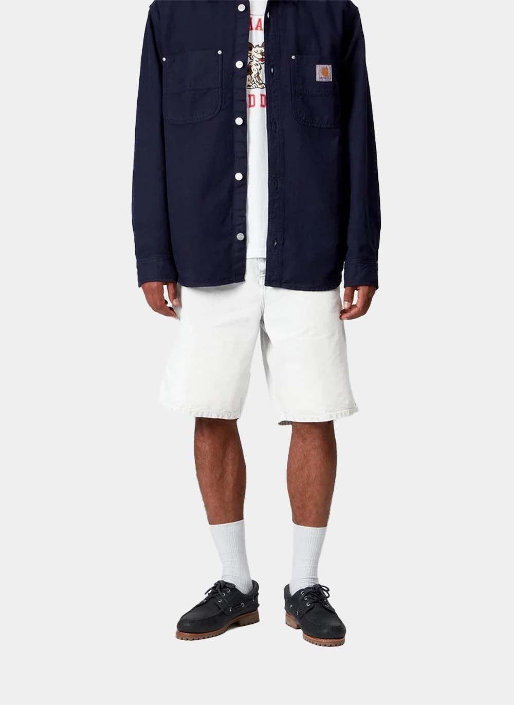 Шорты Single Knee Short Black (Chalk Wash)