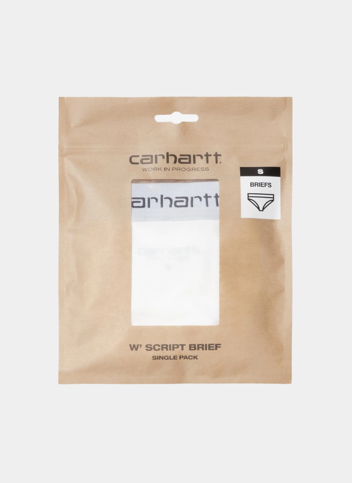 Трусы женские W' Script Brief WHITE