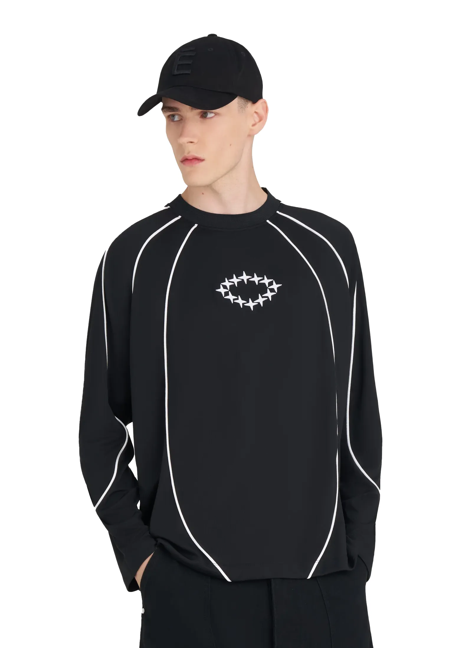 Лонгслив Soccer Long Sleeves T-Shirt Pique Black