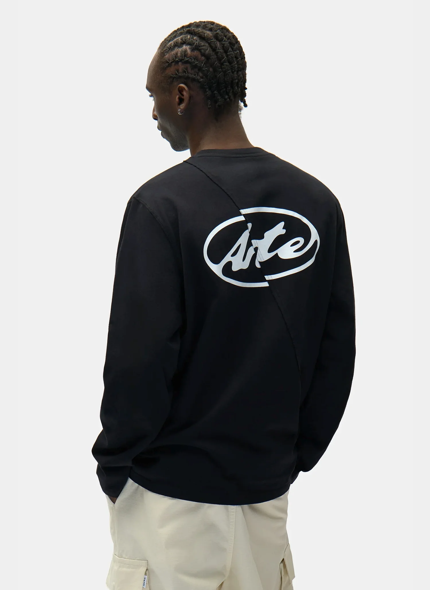 Лонгслив Back Circle Logo Longsleeve Black