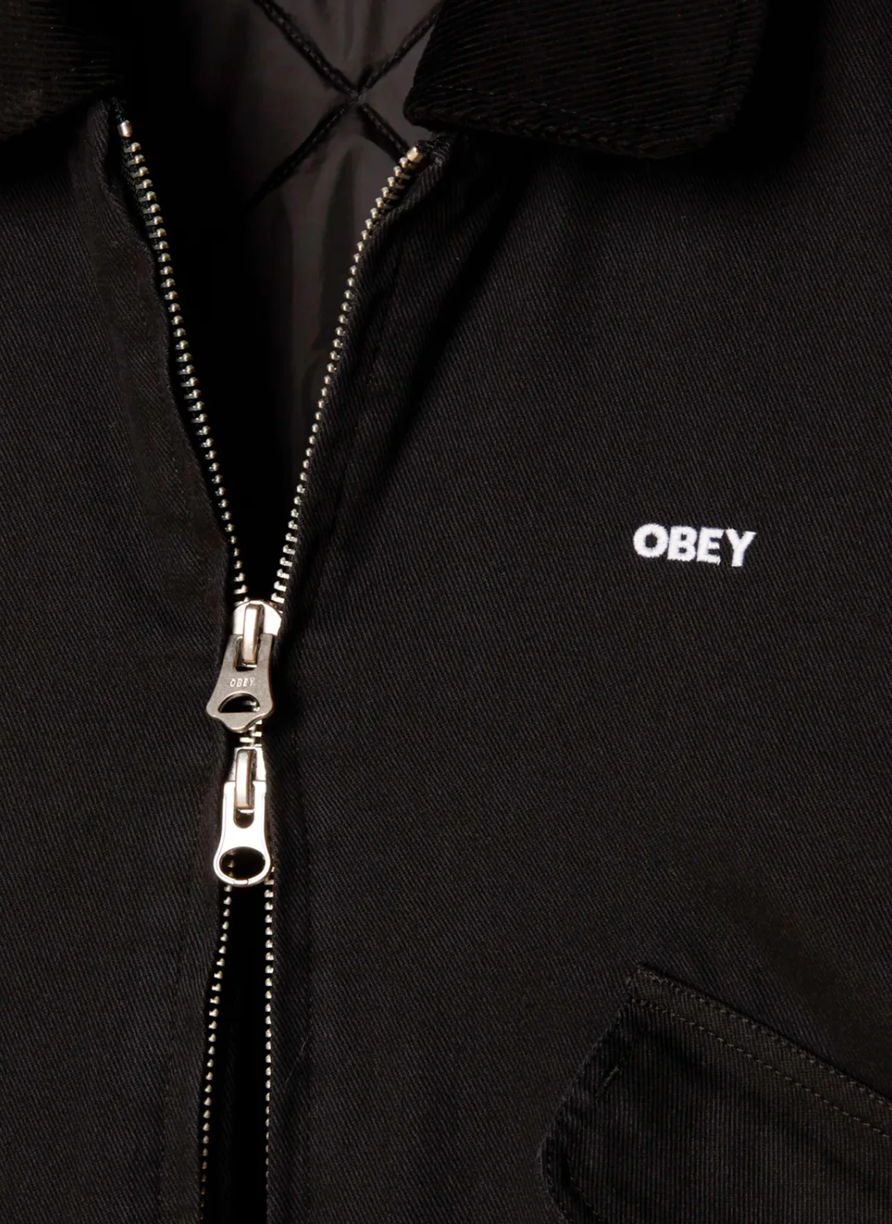 Куртка Obey Fade Wash Cwu Jacket Black Faded Wash