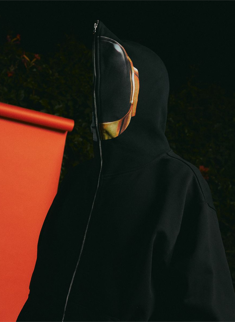 Худи на молнии Pleasures x Daft Punk Ram Zip Hoodie Black