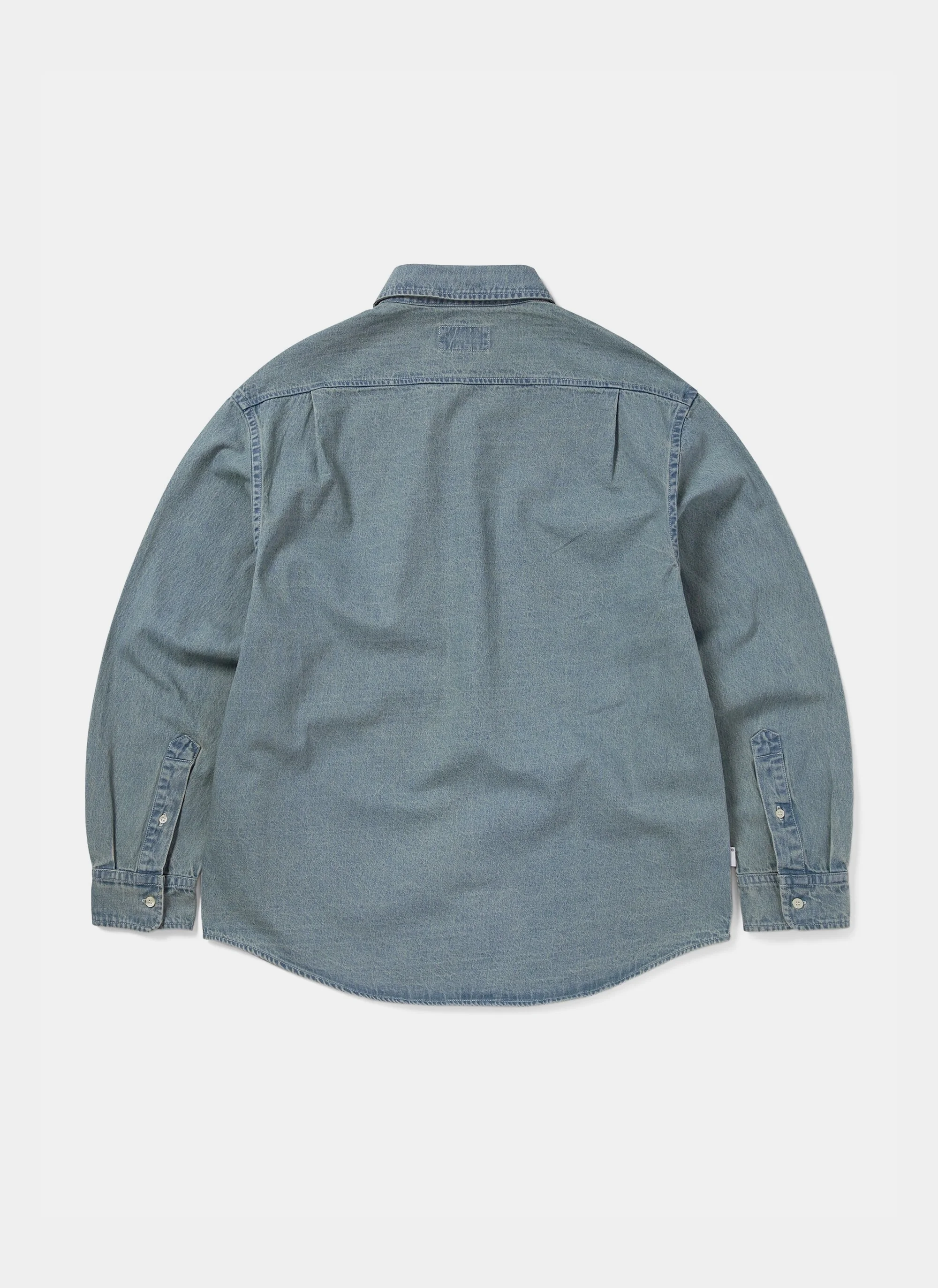 Рубашка TNT Washed Denim Shirt Washed Blue