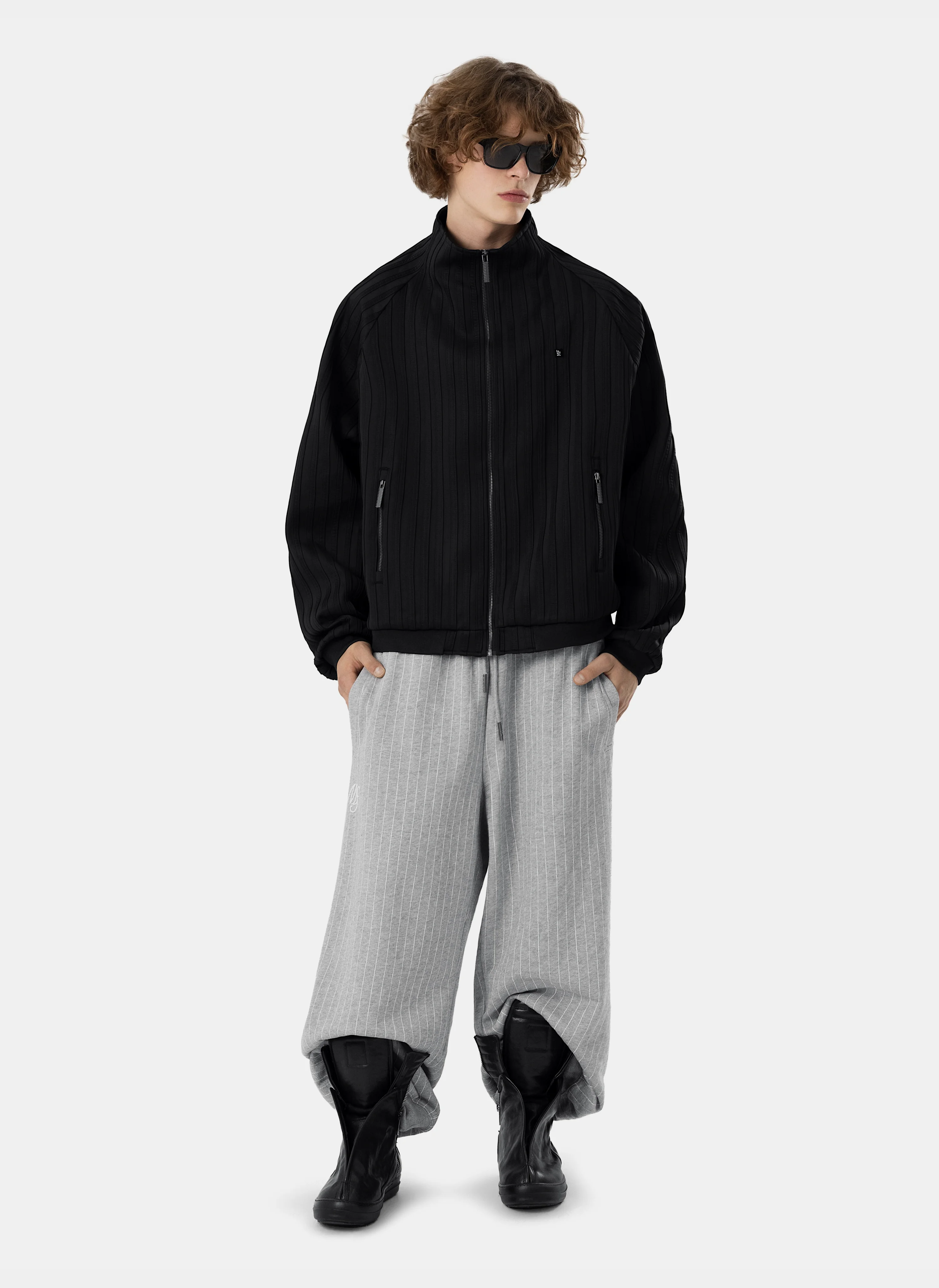 Олимпийка Striped Track Jacket Black