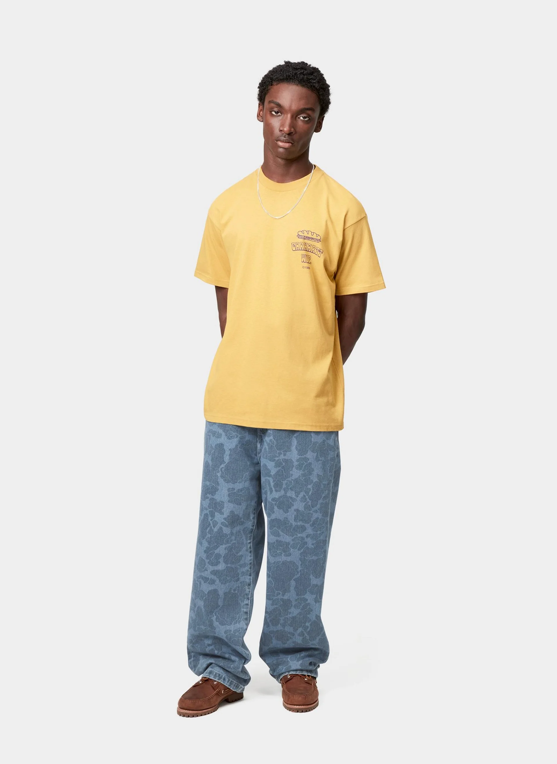 Джинсы Duck Landon Pant Camo Duck, Blue (Bleached)