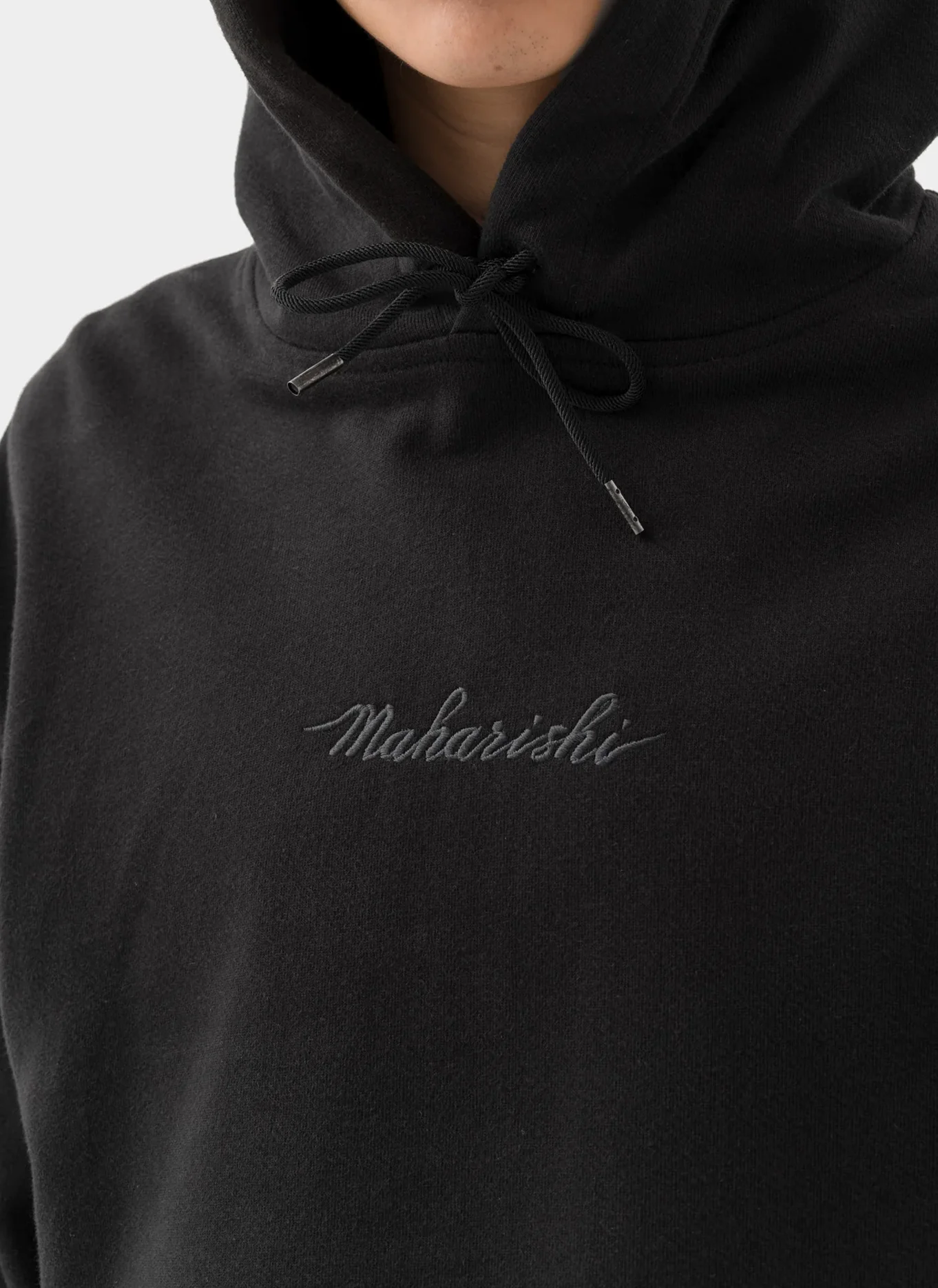 Худи Maharishi Organic Hooded Sweat  Black
