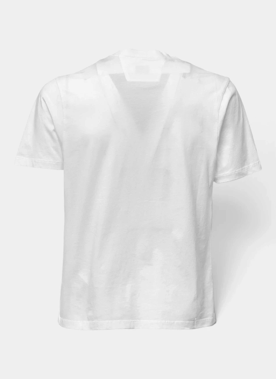 Футболка 30/1 Jersey Short Sleeve Logo T-Shirt Gauze White