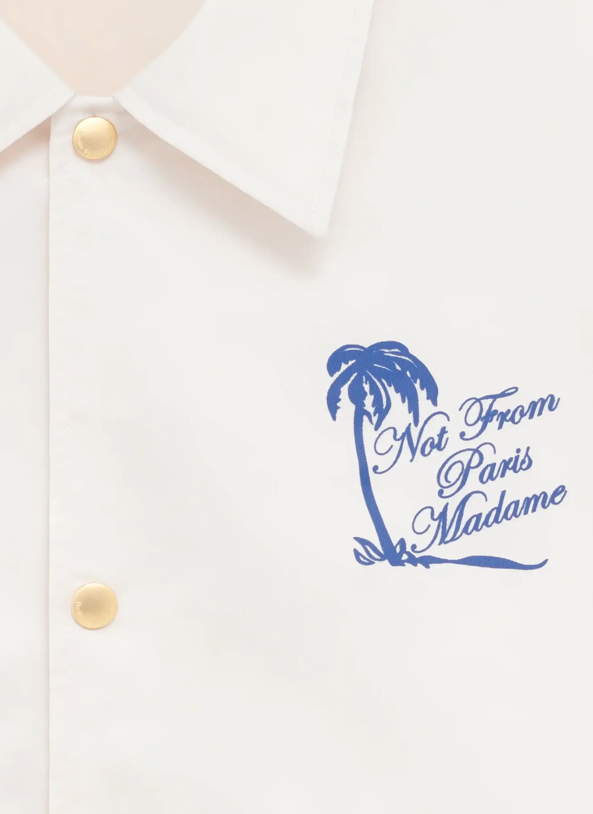 Куртка Slogan Palmier Off White