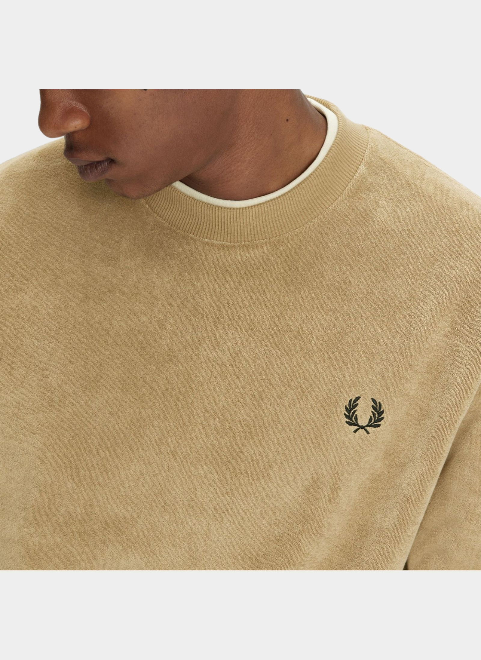 TOWELLING CREW NECK SWEATSHIRT TOWELLING CREW NECK SWEATSHIRT