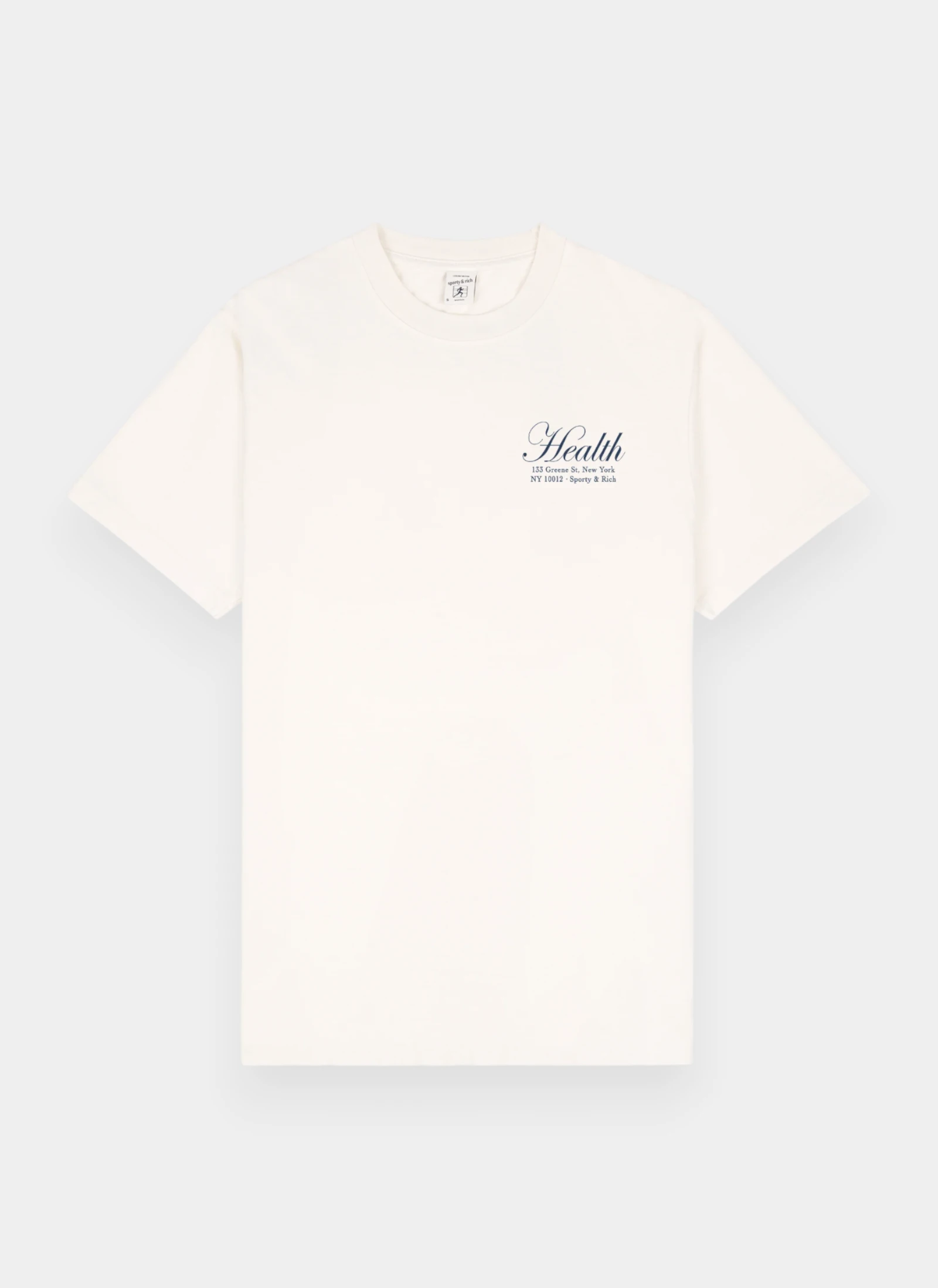 Футболка NY Health T-Shirt Ecru/Light Navy