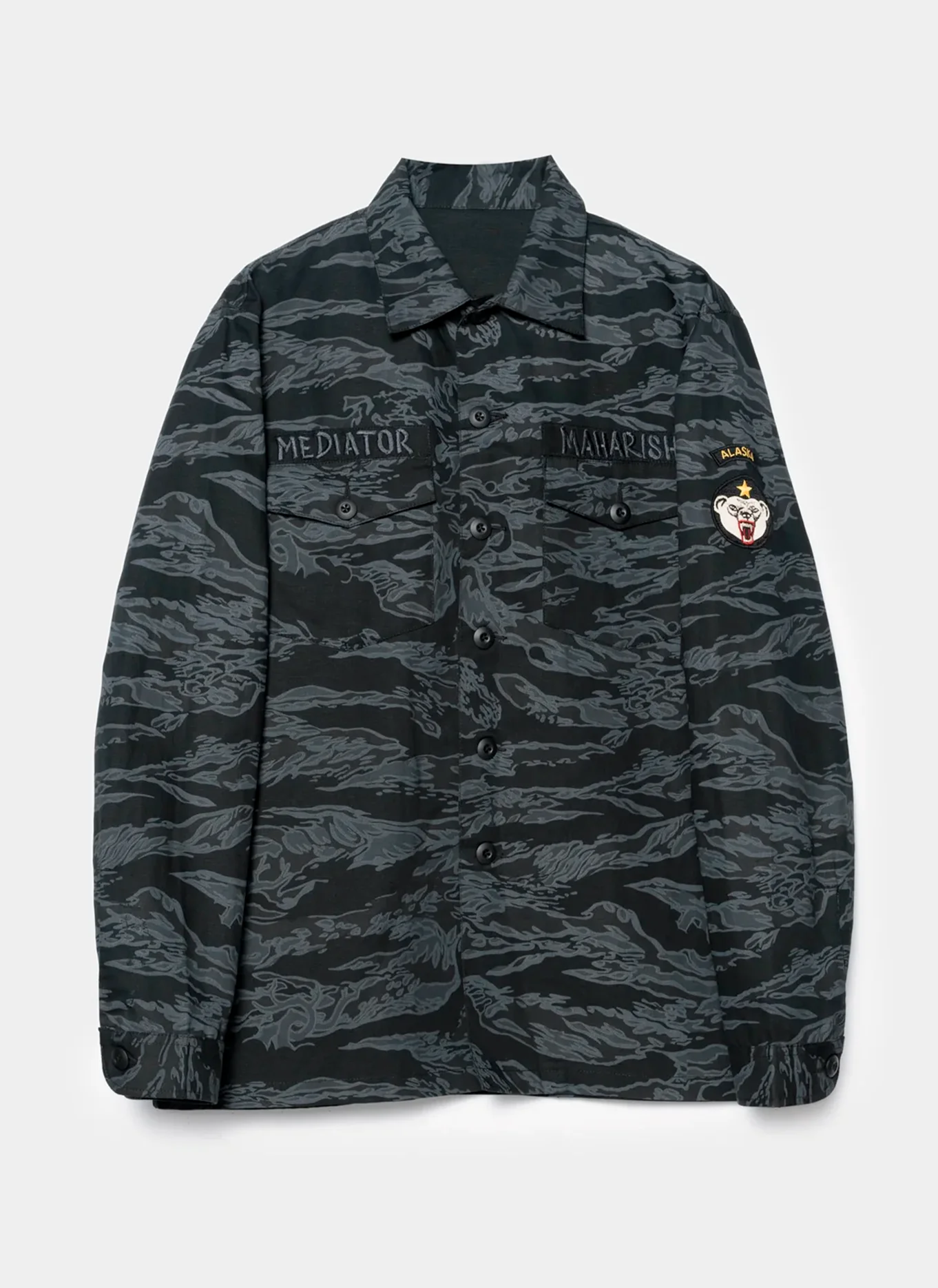 Рубашка Bonsai Tigerstripe L/S Utility Shirt  Subdued Night