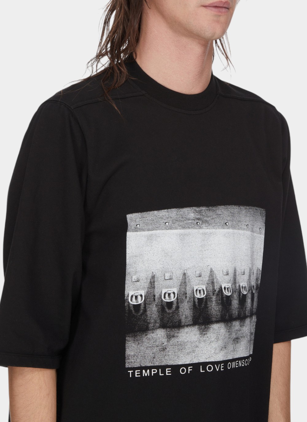 Футболка Temple Of Love Jumbo Print SS T-Shirt  Black / Milk