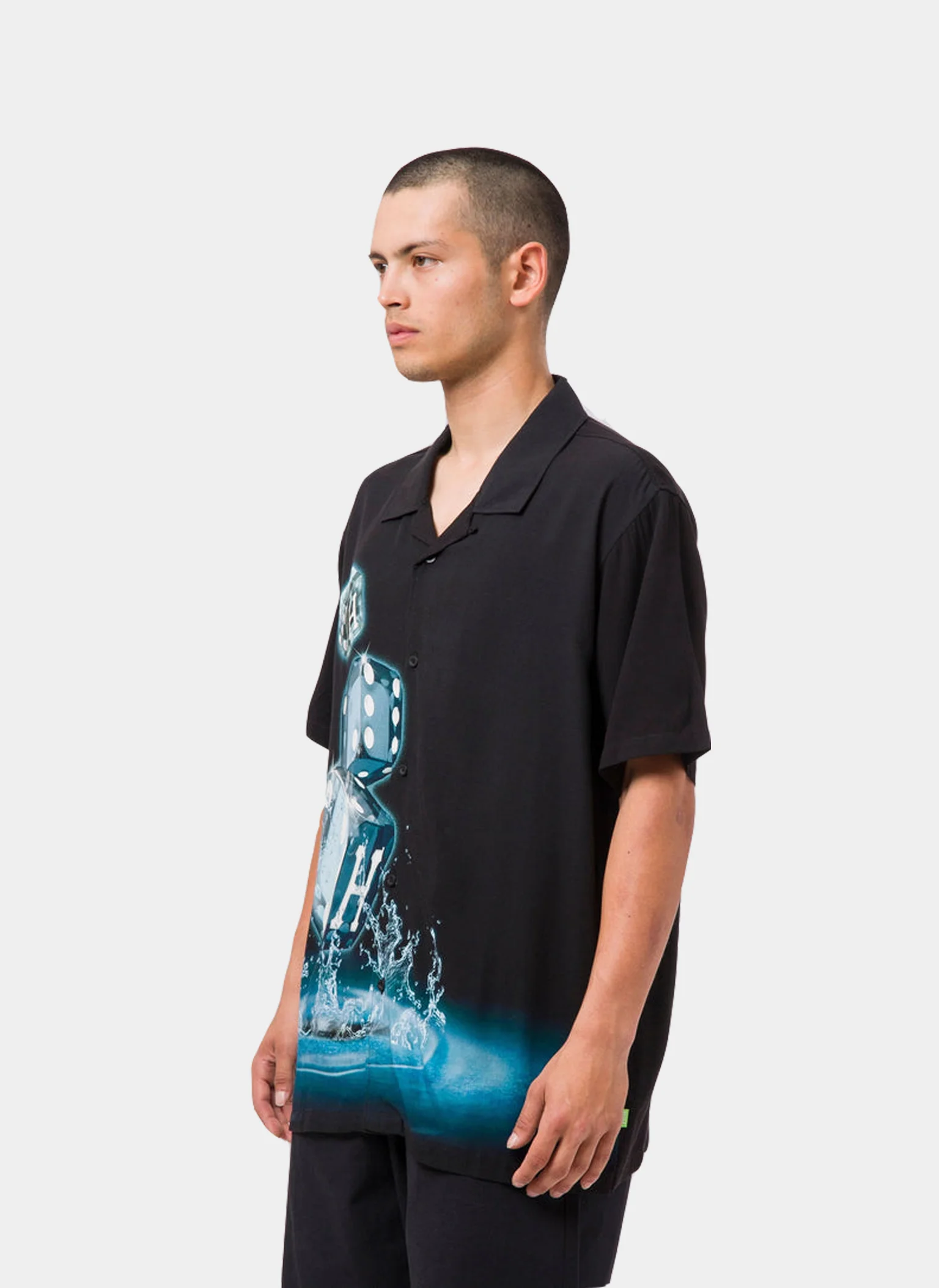 Рубашка ‘Dice S/S Woven Top’ Black