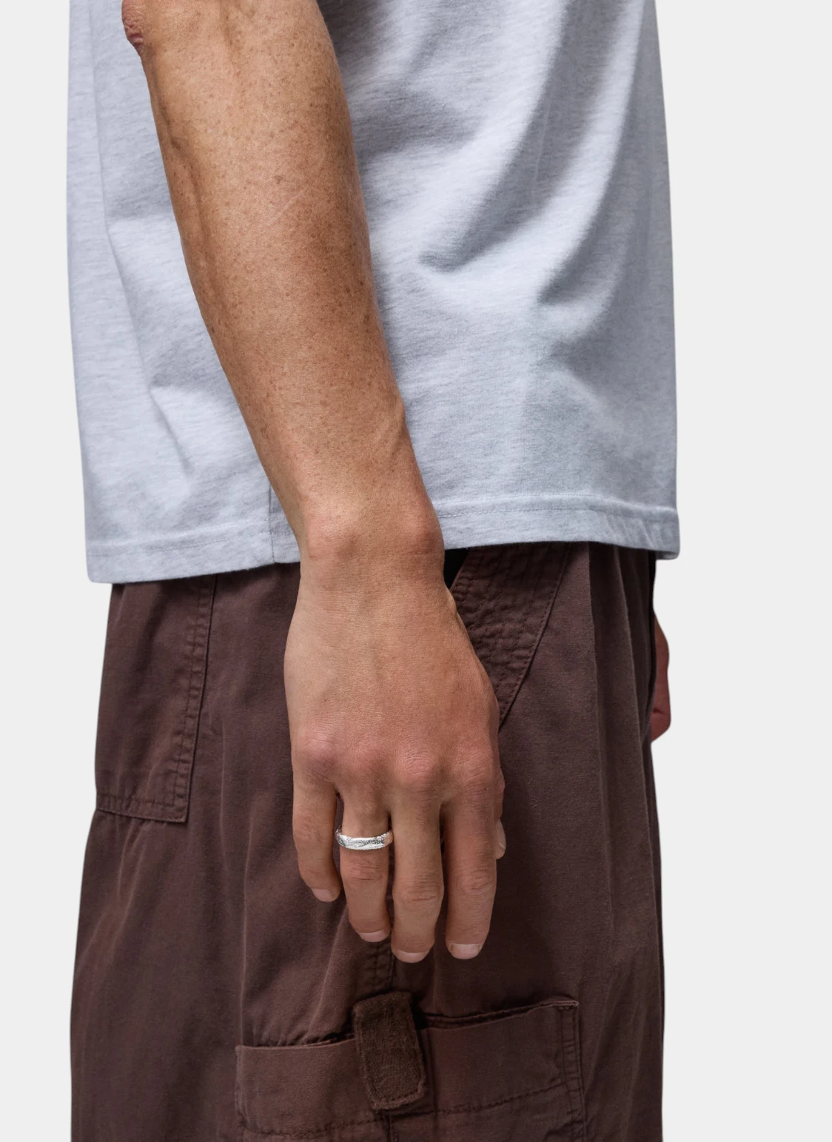 Кольцо Organic Ring Medium Silver