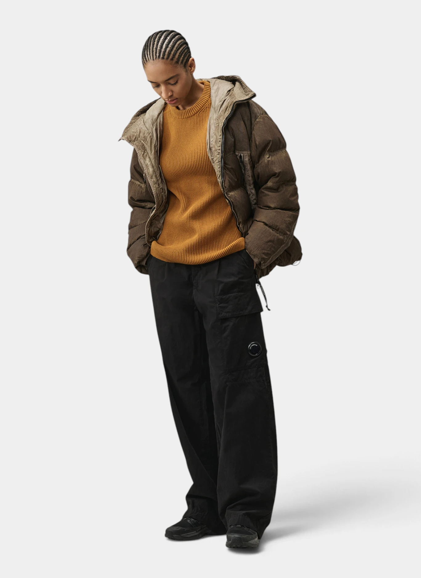 Брюки Micro-Reps Boxy Pleats Cargo Pants Black