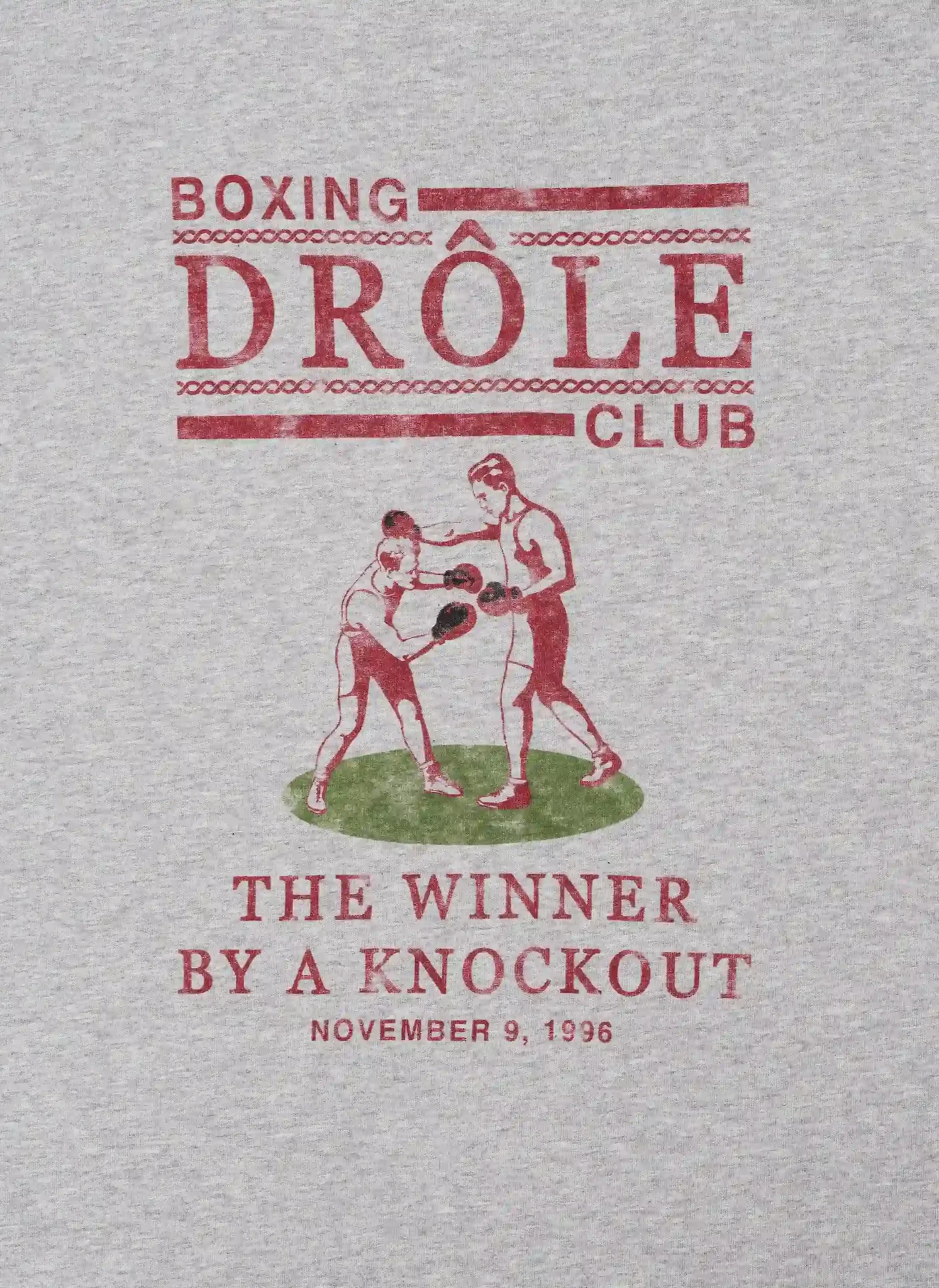 Футболка Drôle Boxers T-Shirt Heather Grey