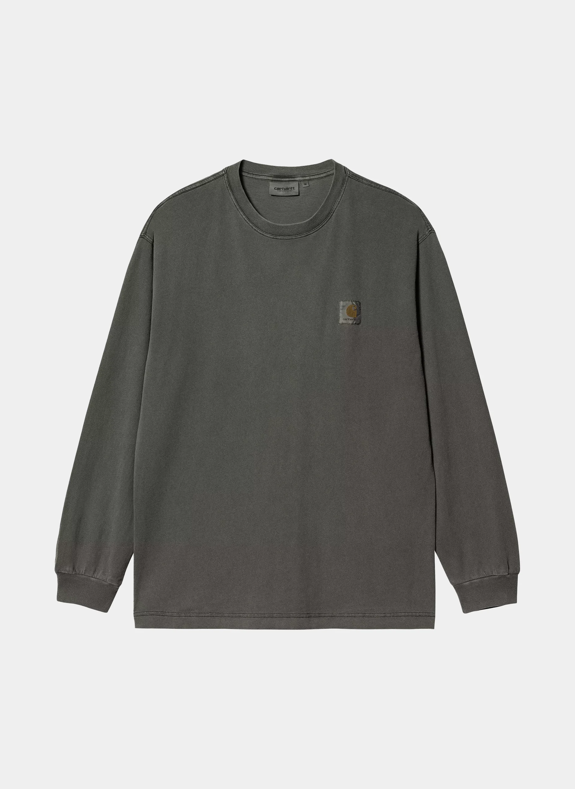 Лонгслив L/S Nelson T-Shirt Black (Garment Dyed)