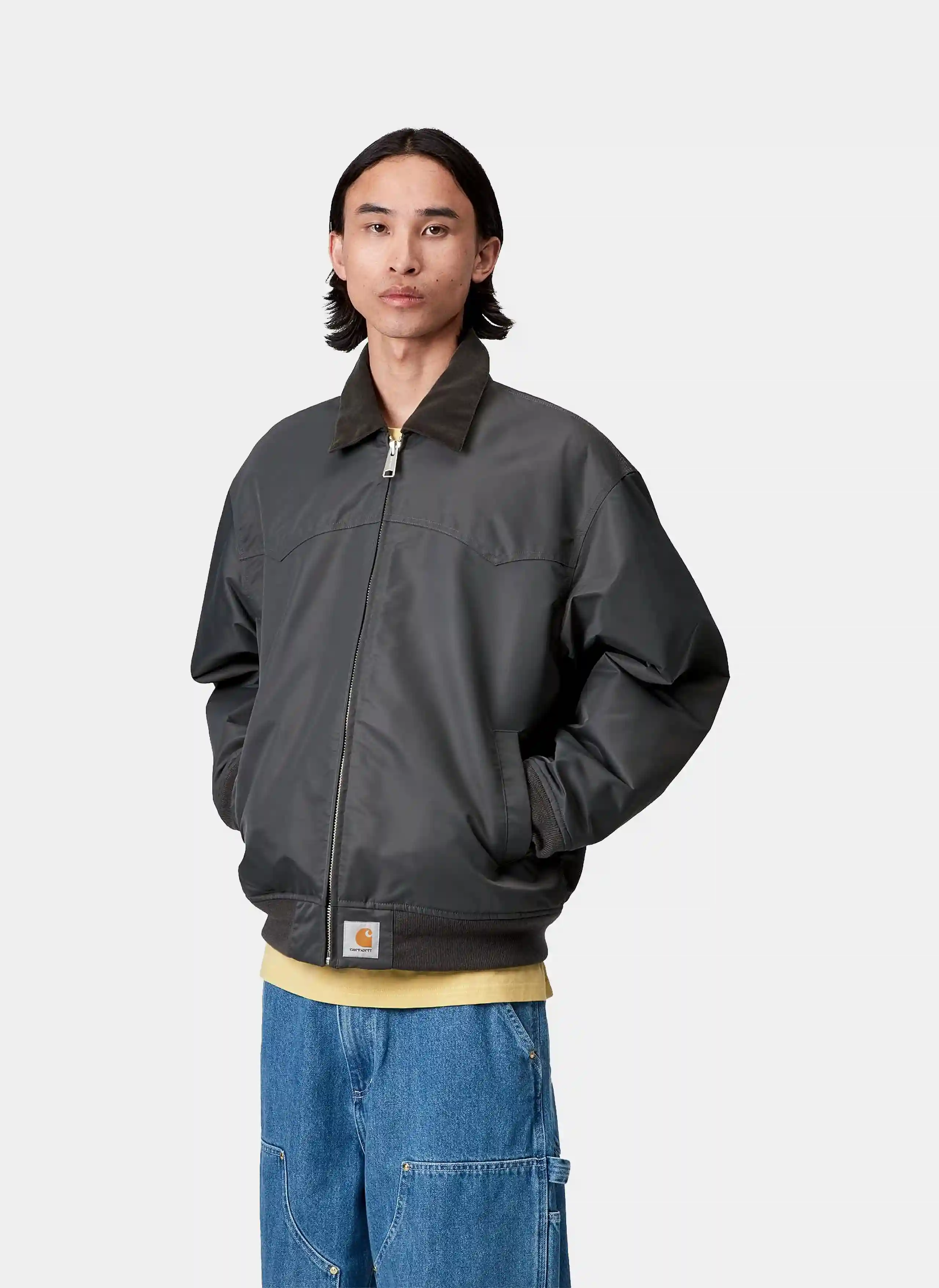 Бомбер Santa Fe Alumni Jacket Graphite / Dark Fir