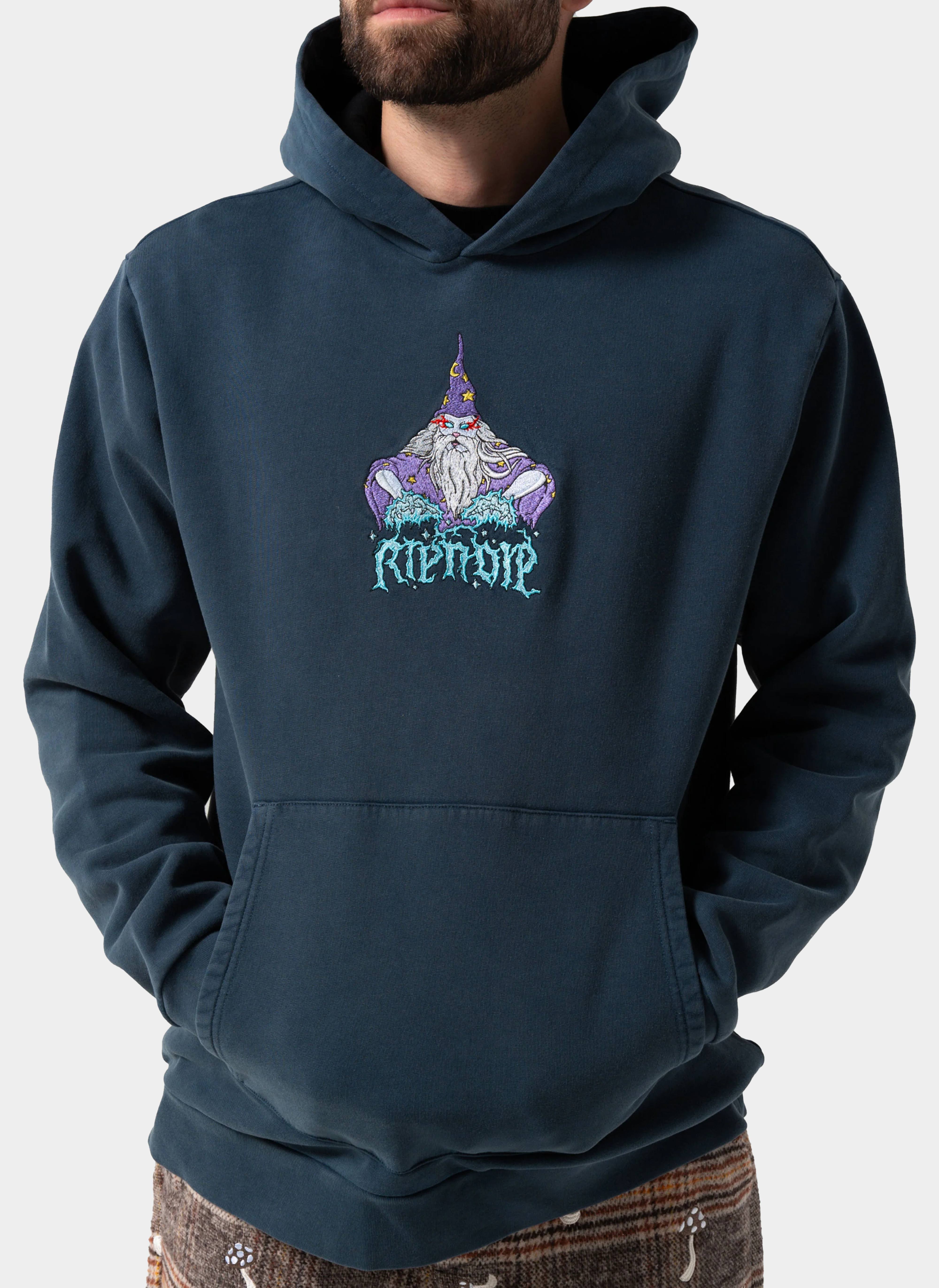 Худи Oracle Double Hood Hoodie Navy Mineral Wash