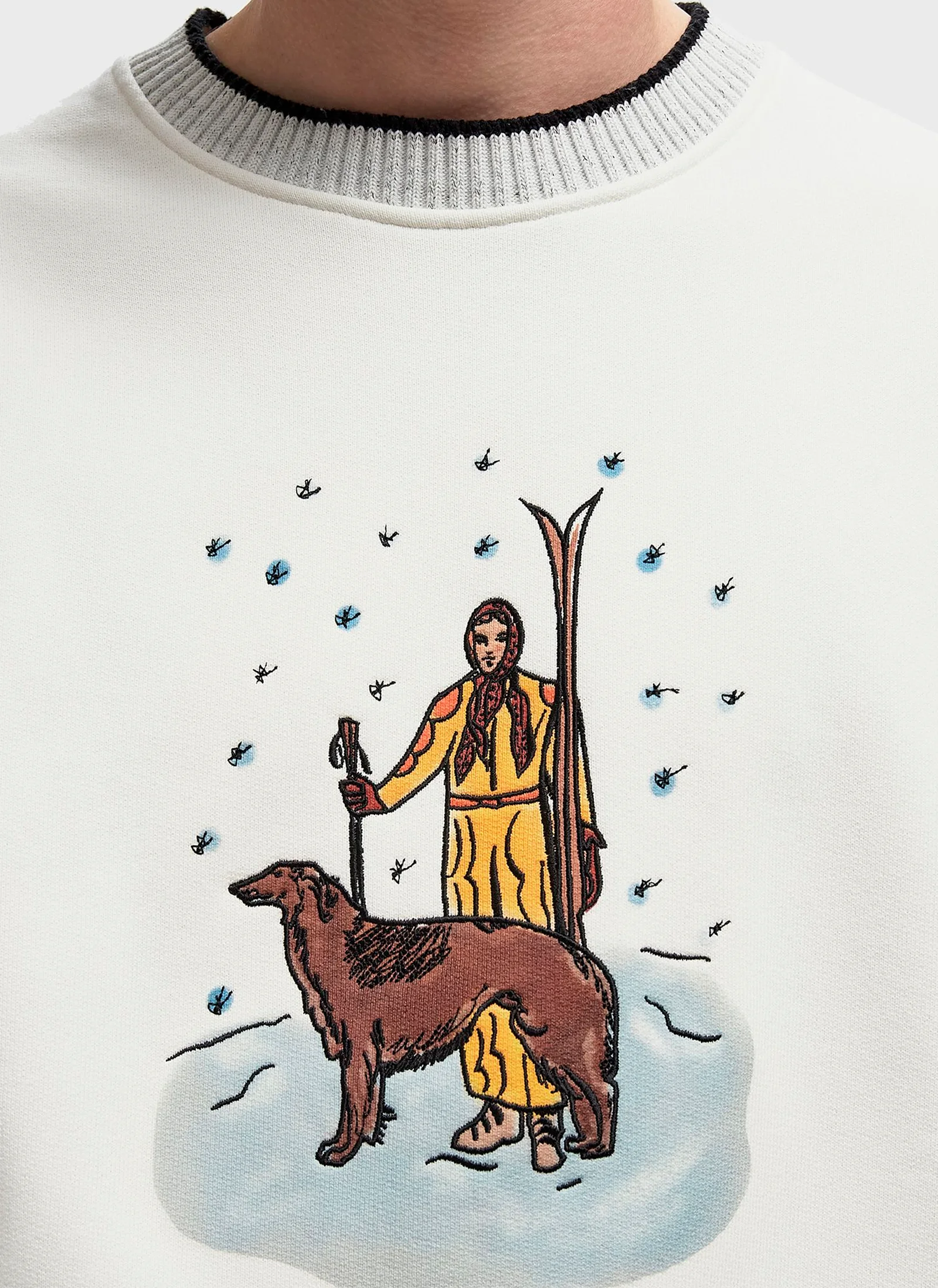 Свитшот Skieur Off White