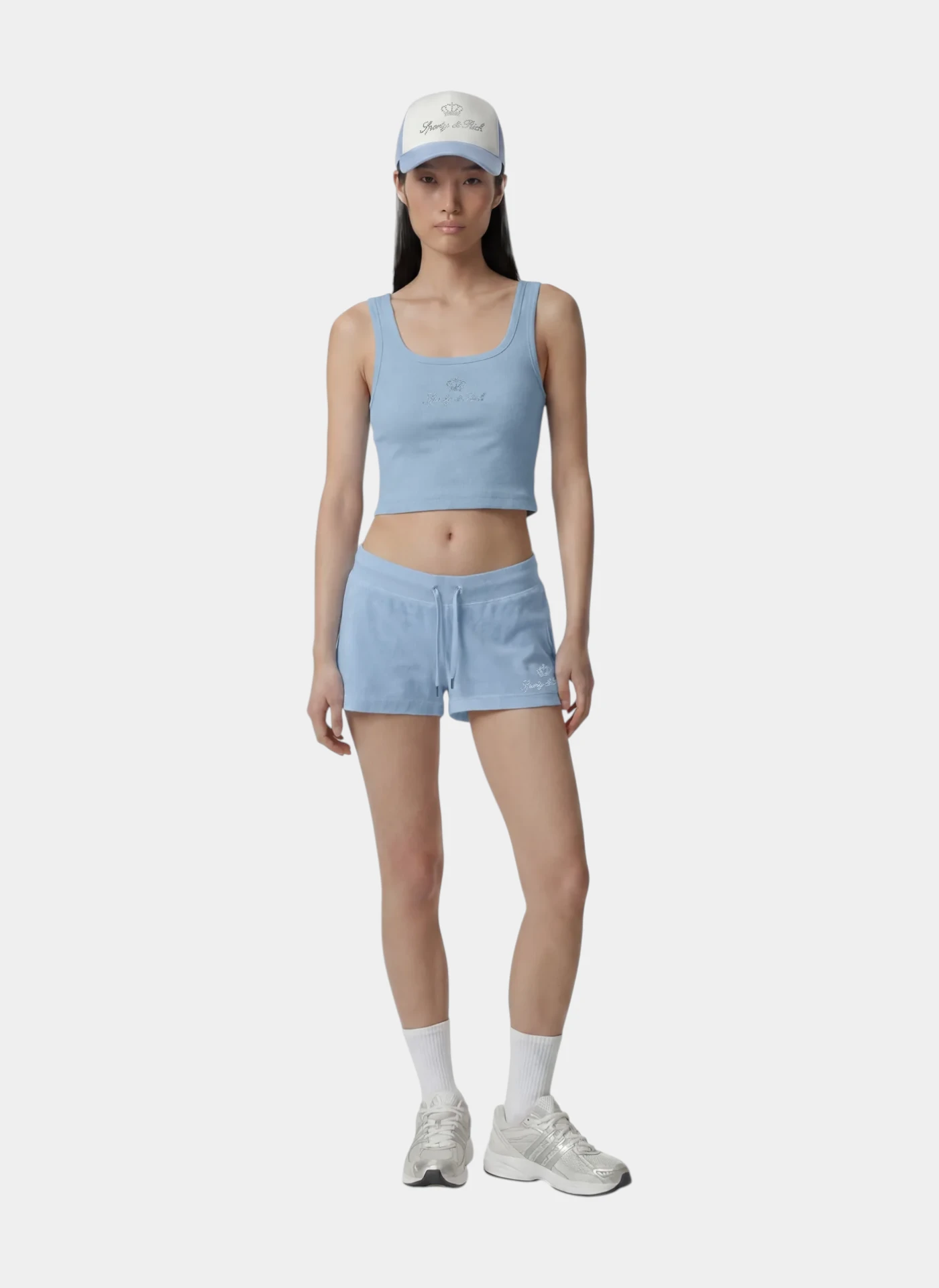 Майка Juicy Crown Ribbed Tank Sky Blue