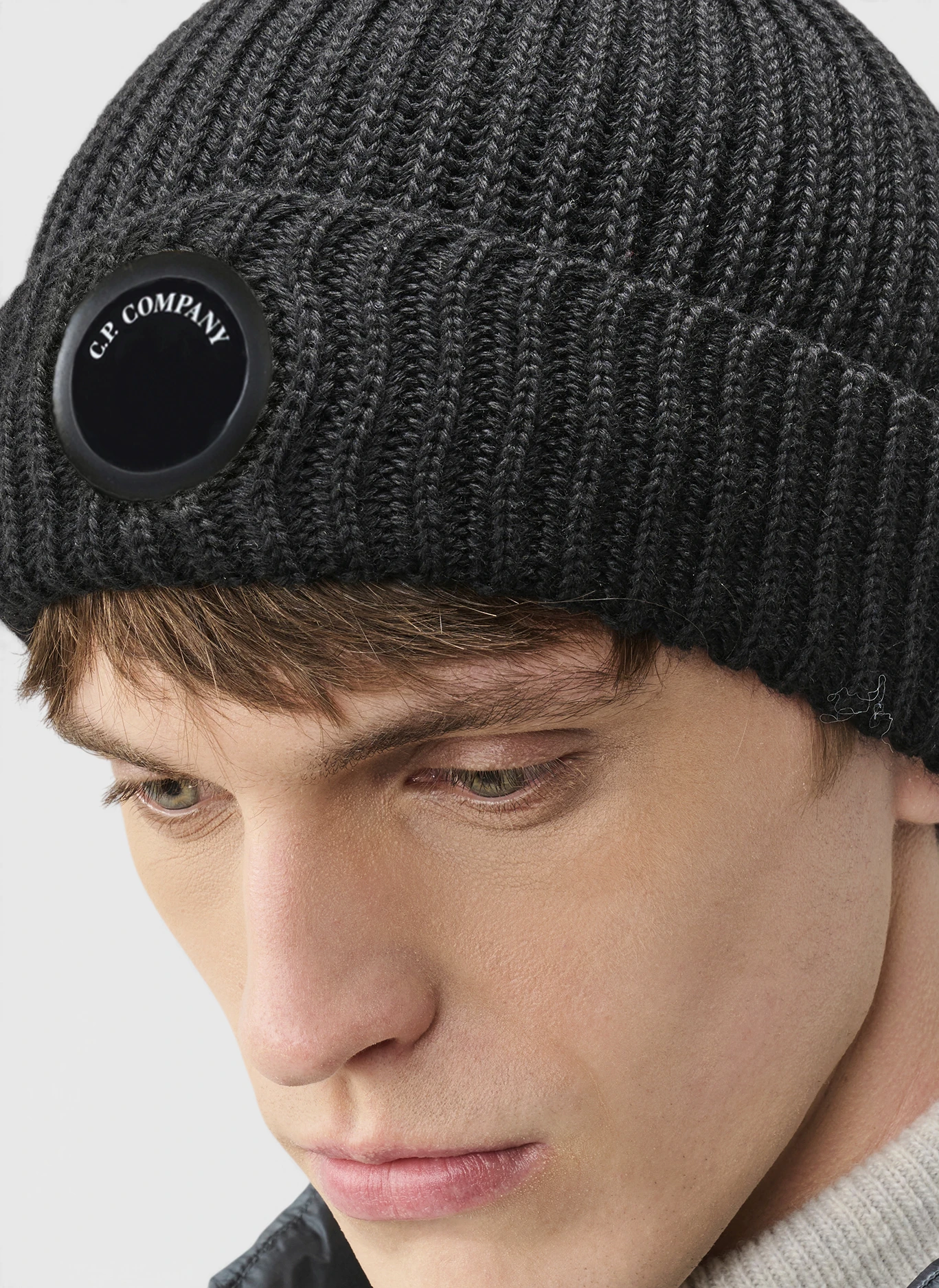 Шапка Extrafine Merino Wool Logo Beanie Black