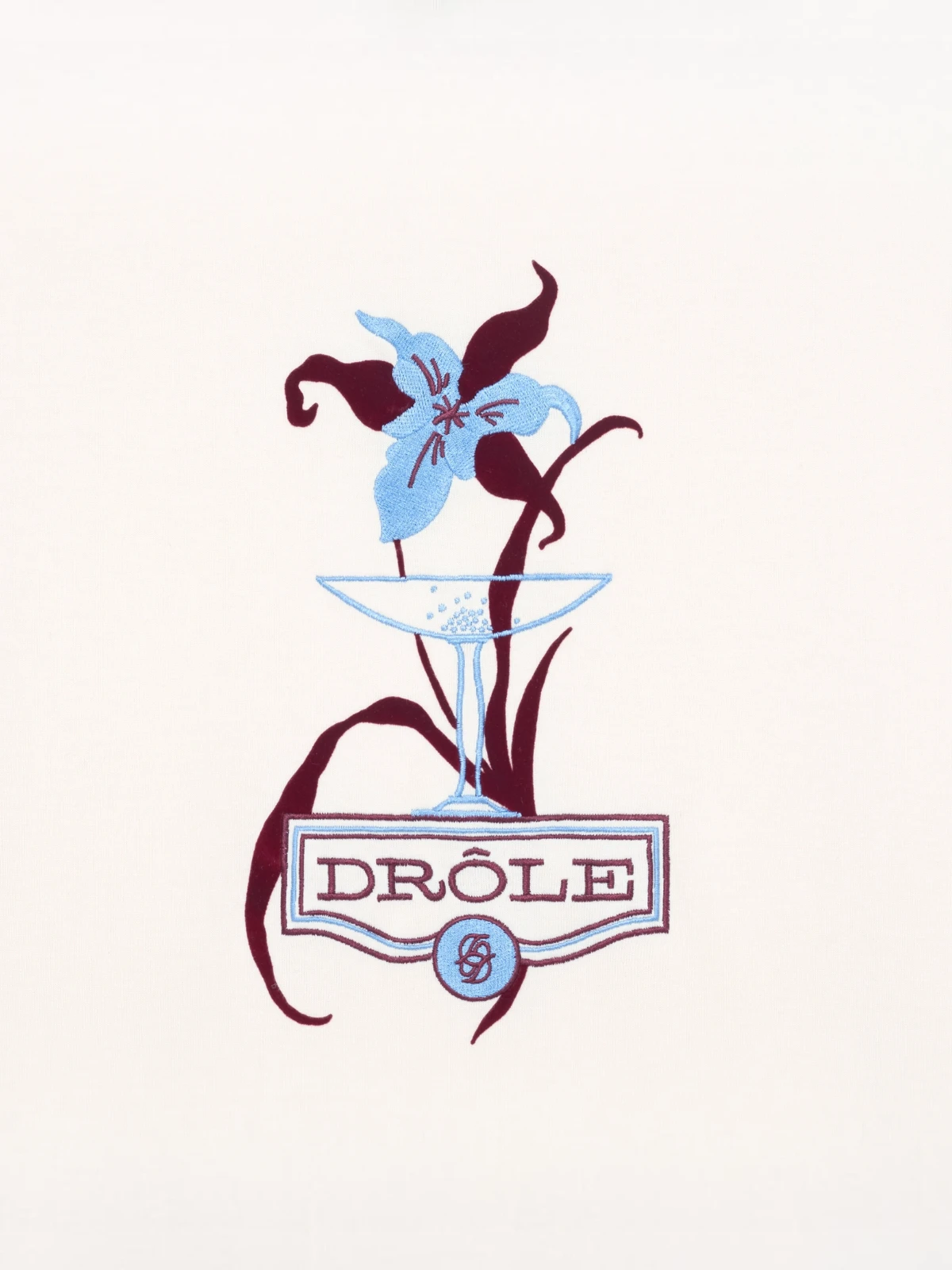 Футболка Drôle Iris T-shirt Light Beige