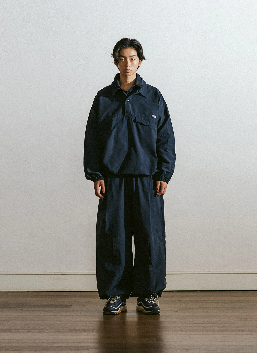 Пуловер Perky Button Collar Pullover Black