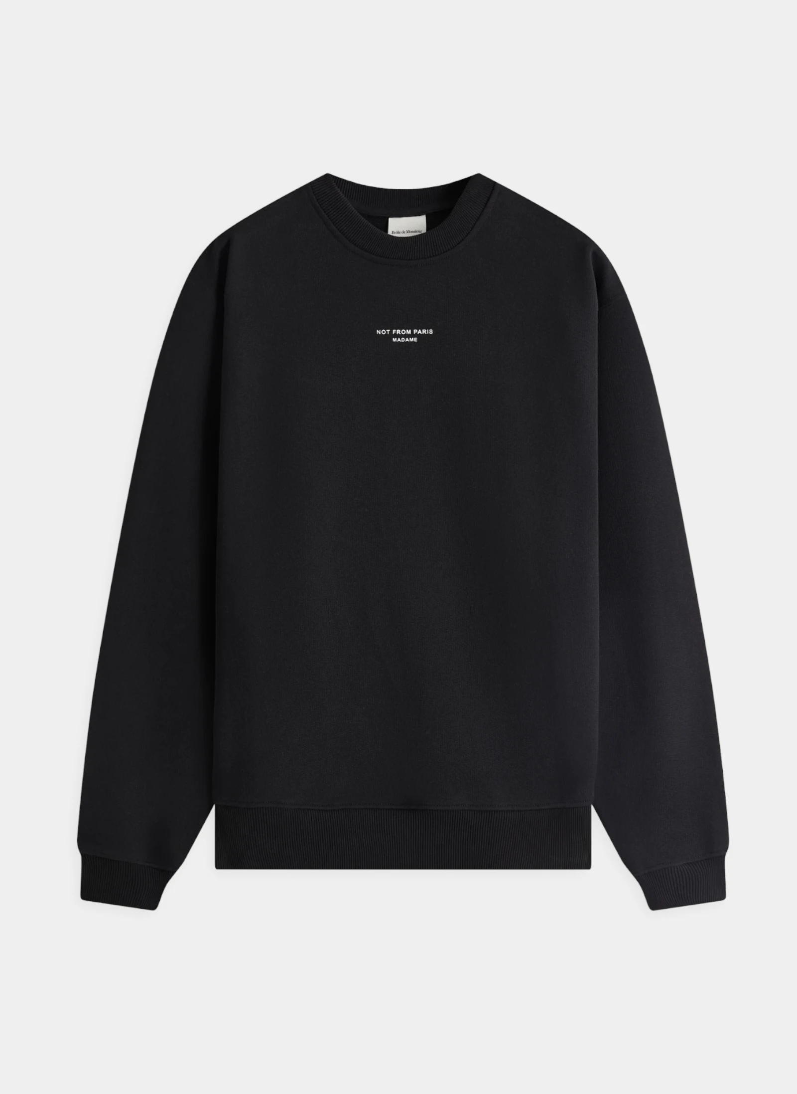 Свитшот Le Sweatshirt Slogan Classique Black