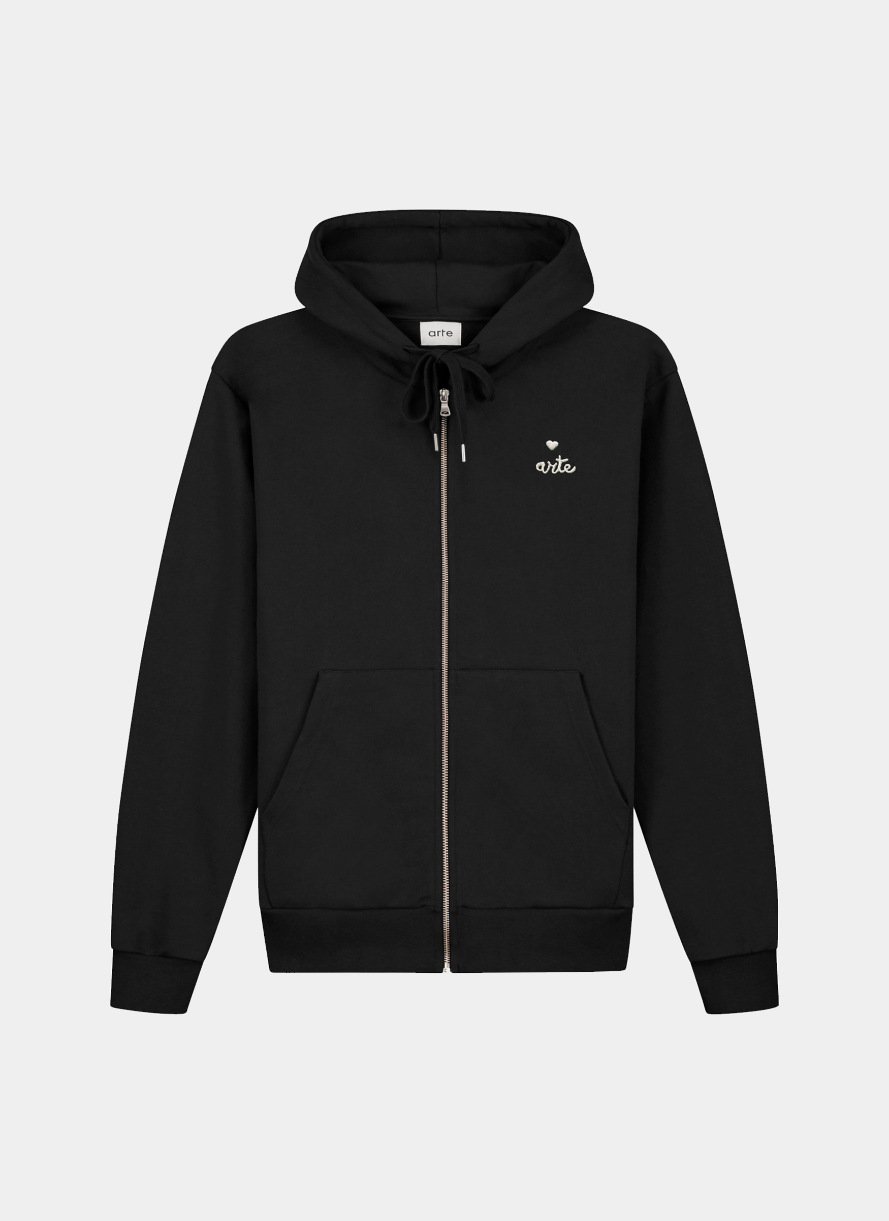 Худи на молнии Heart Zip Hoodie Black Худи на молнии Heart Zip Hoodie Black
