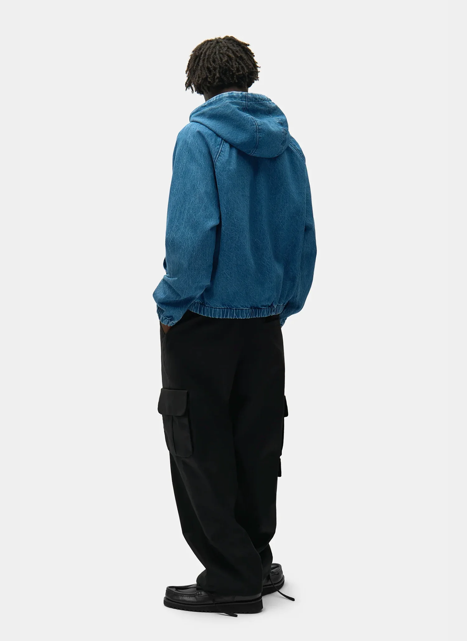 Куртка Split Logo Denim Hood Jacket Navy