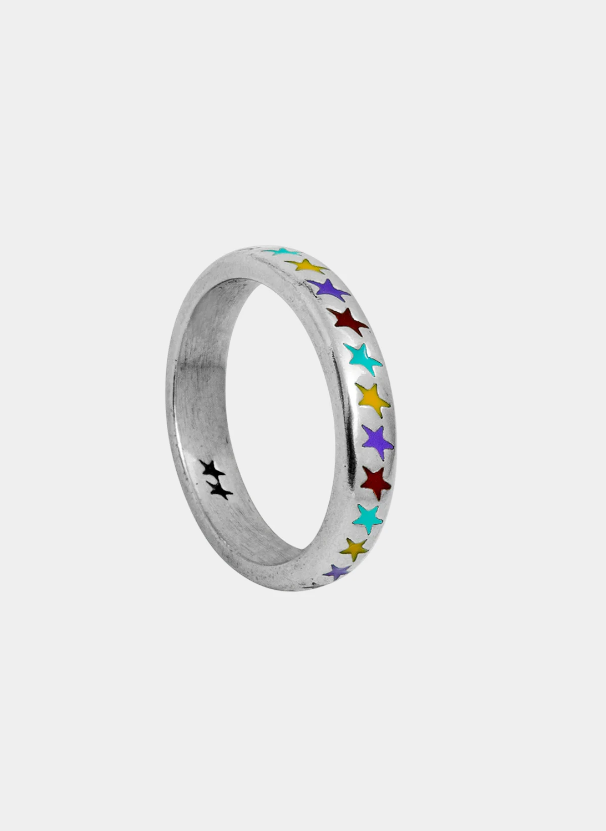 Кольцо Enameled Multicolor Starline Ring S Silver