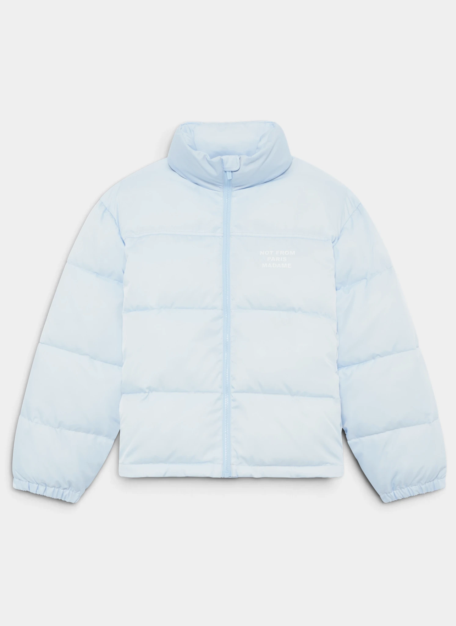 Пуховик Slogan Puffer Jacket Baby Blue