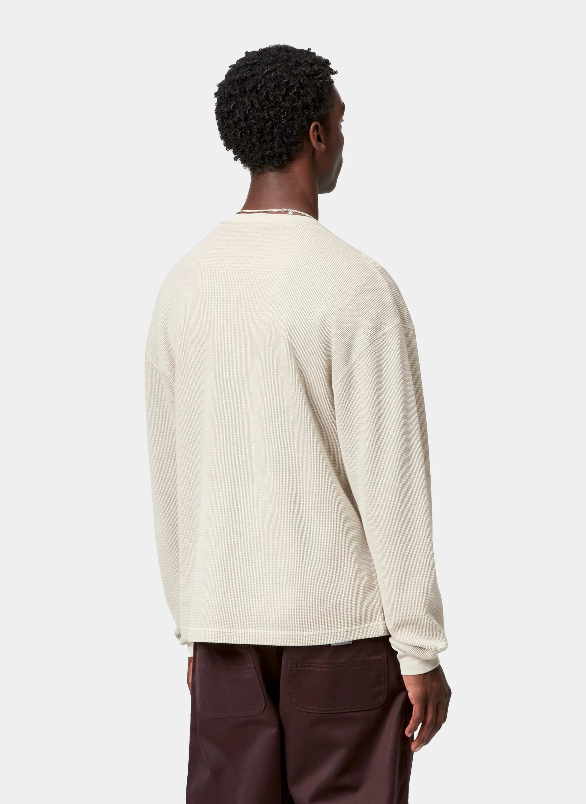 Лонгслив L/S Vista Waffle T-Shirt Fleur De Sel (Garment Dyed)