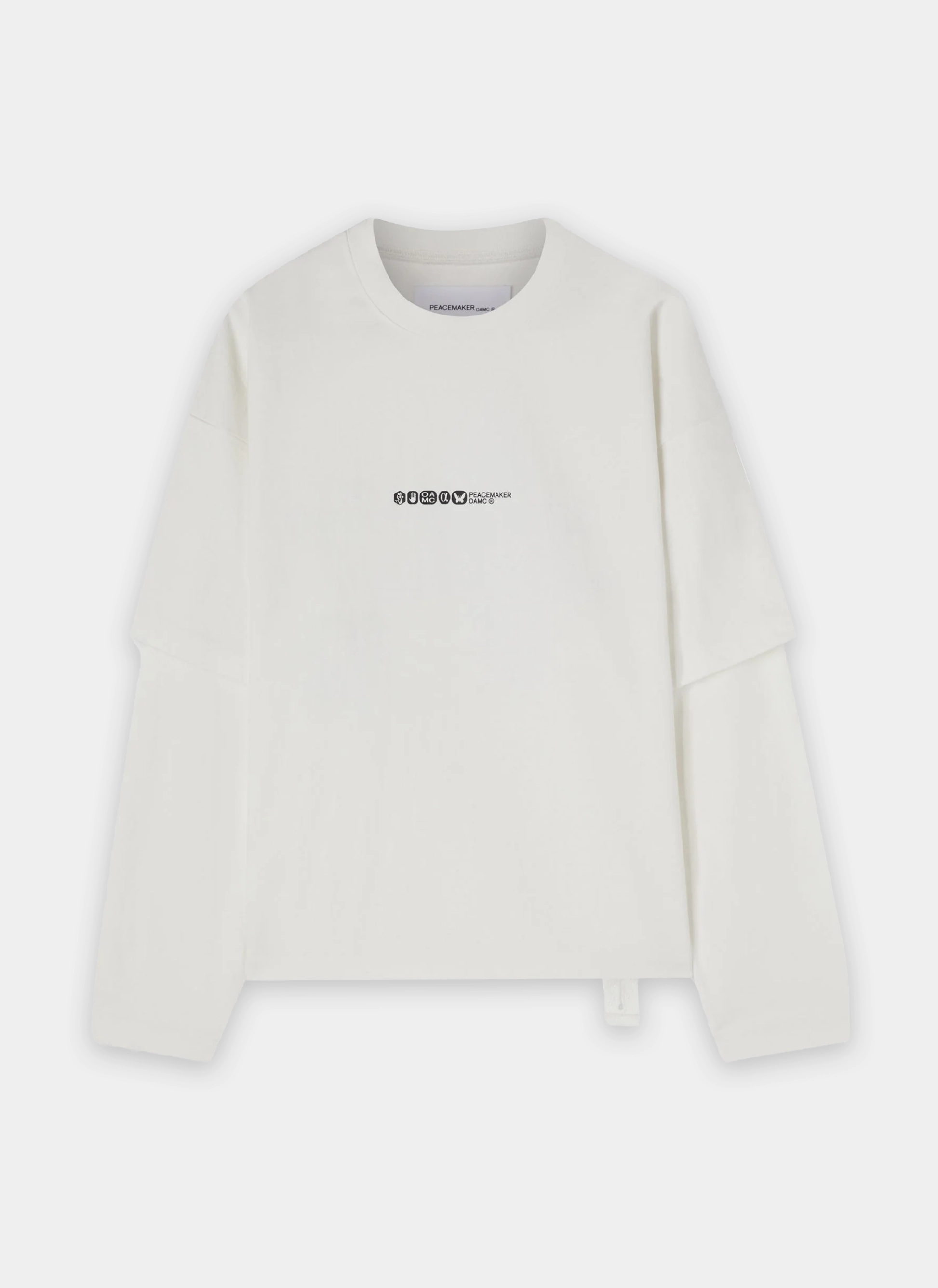Лонгслив Peacemaker Painted Double Layer Boxy Tshirt Snow White