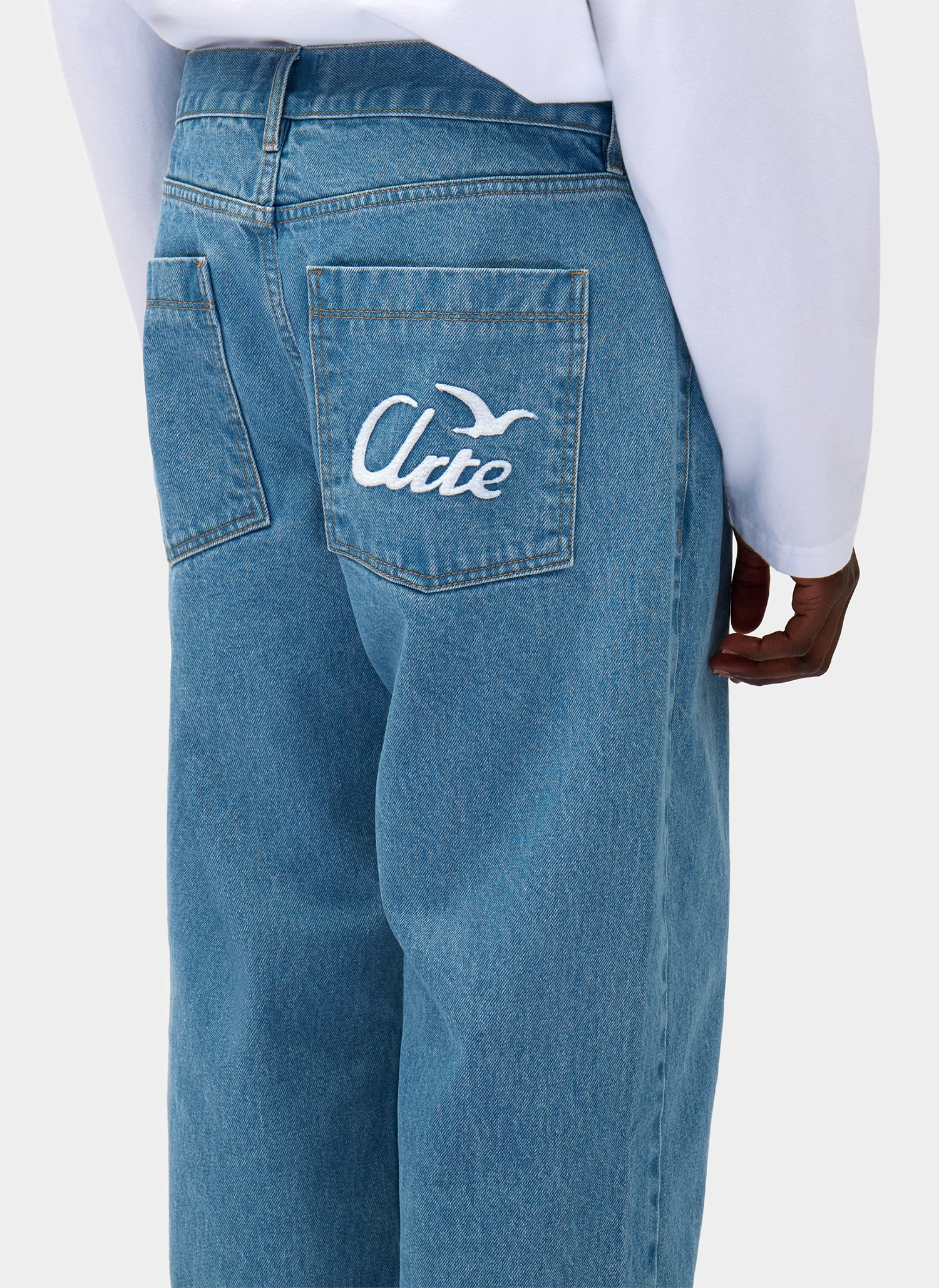 Джинсы Bird Denim Pants Pants Bleach