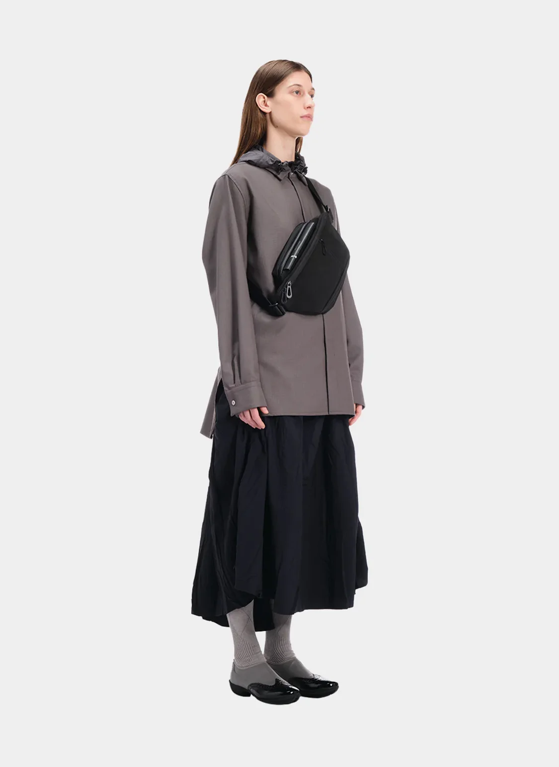 Сумка Satchel & Cross Body Isarau S Round Carbon Black